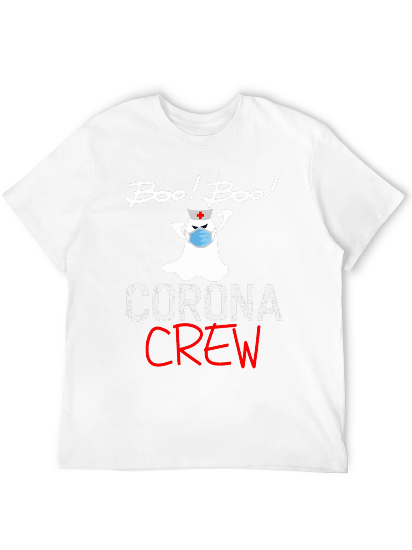 Boo! Boo! Corona Crew Graphic T-Shirt