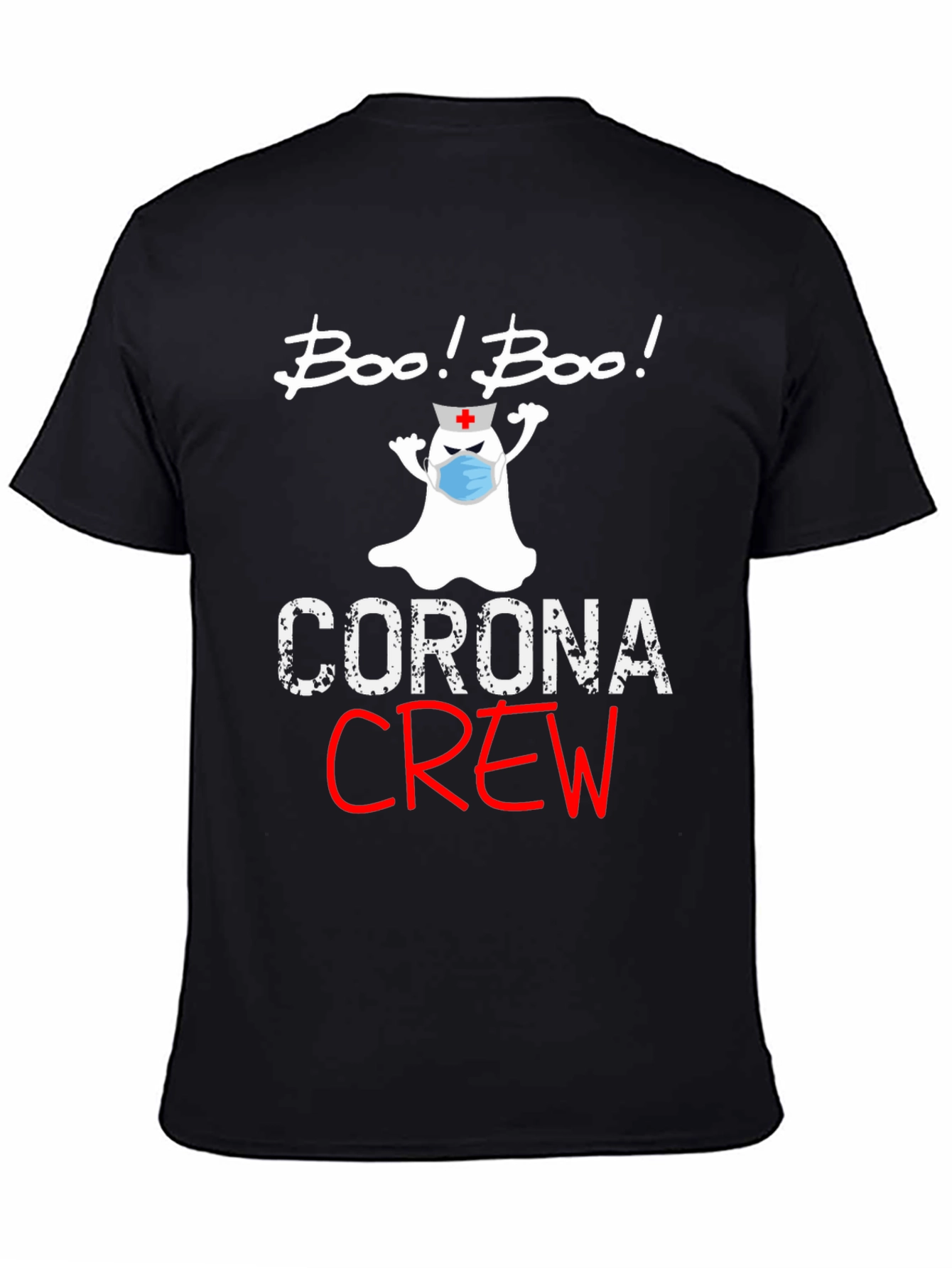 Boo! Boo! Corona Crew Graphic T-Shirt