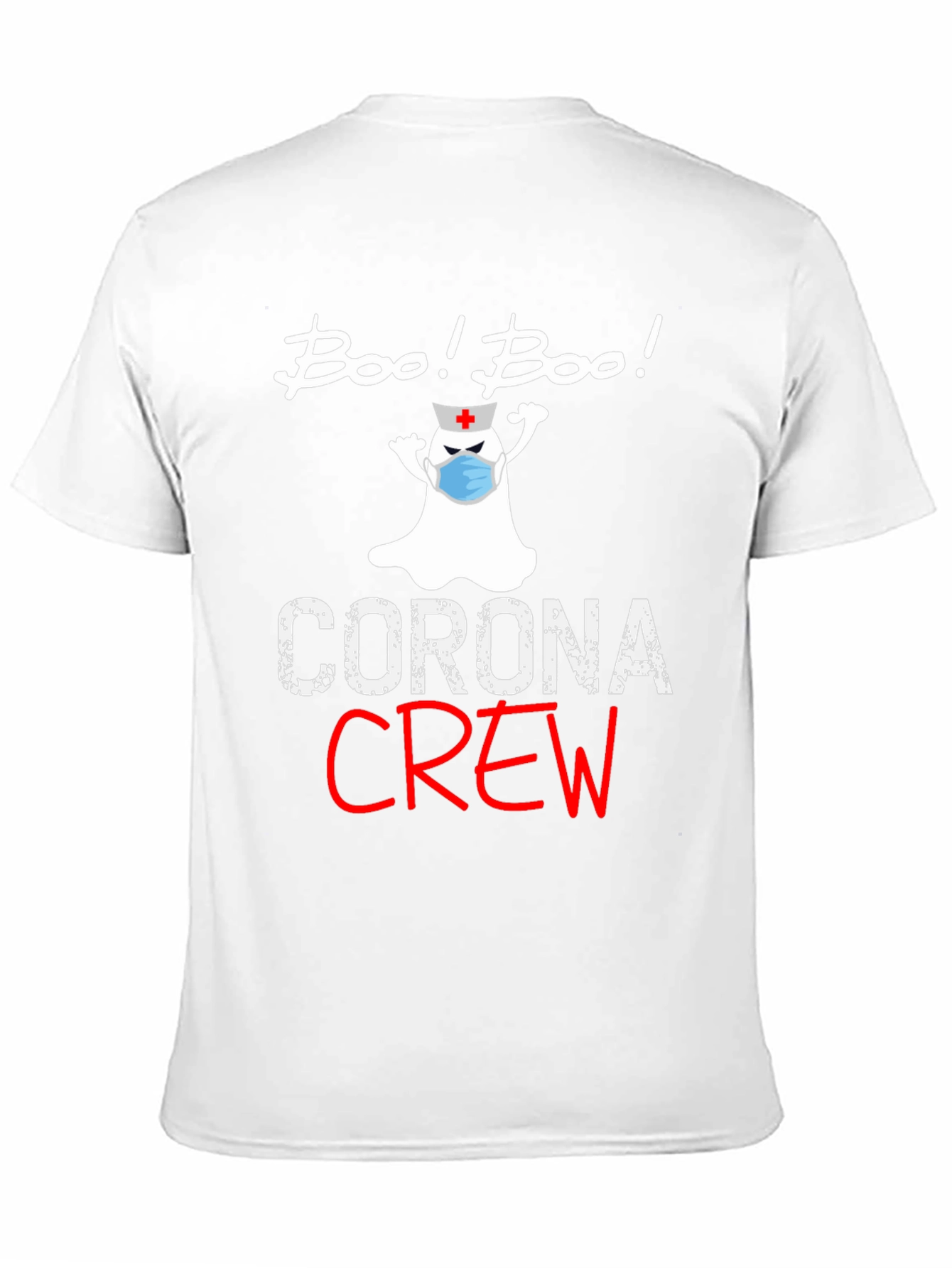 Boo! Boo! Corona Crew Graphic T-Shirt