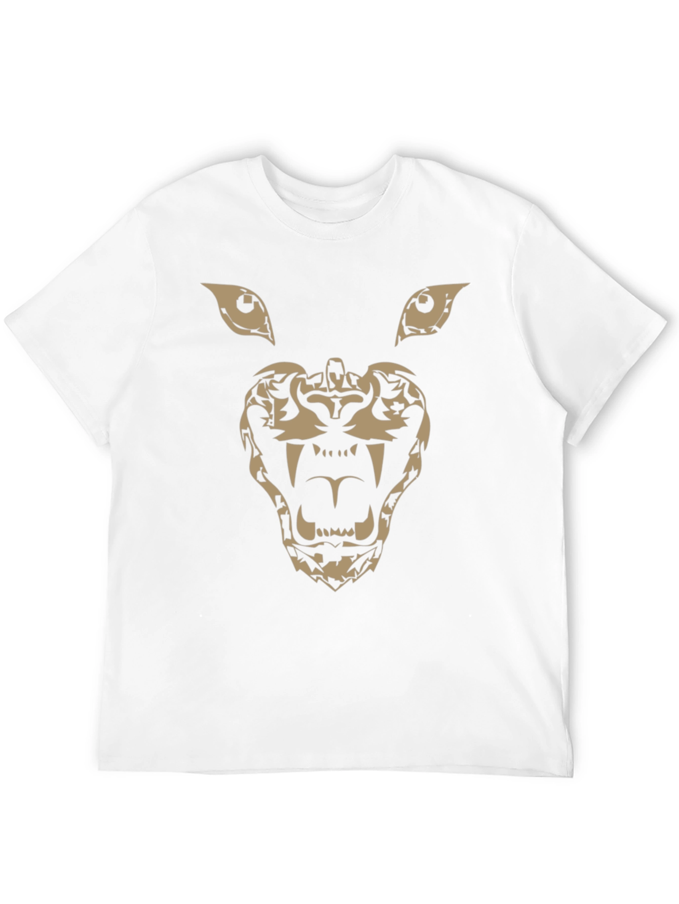 Tribal Lion Graphic Black T-Shirt