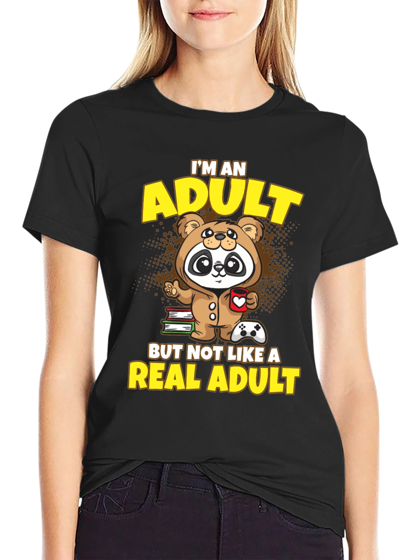 Im an Adult Funny Panda T-Shirt