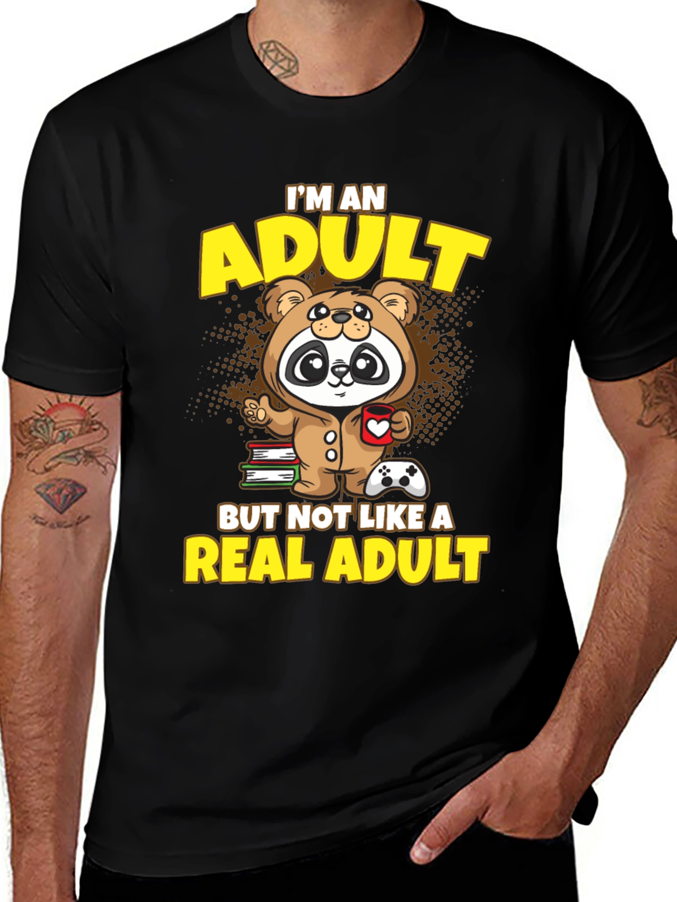 Im an Adult Funny Panda T-Shirt