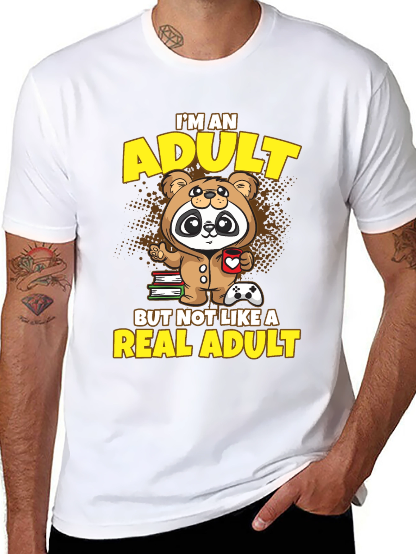 Im an Adult Funny Panda T-Shirt