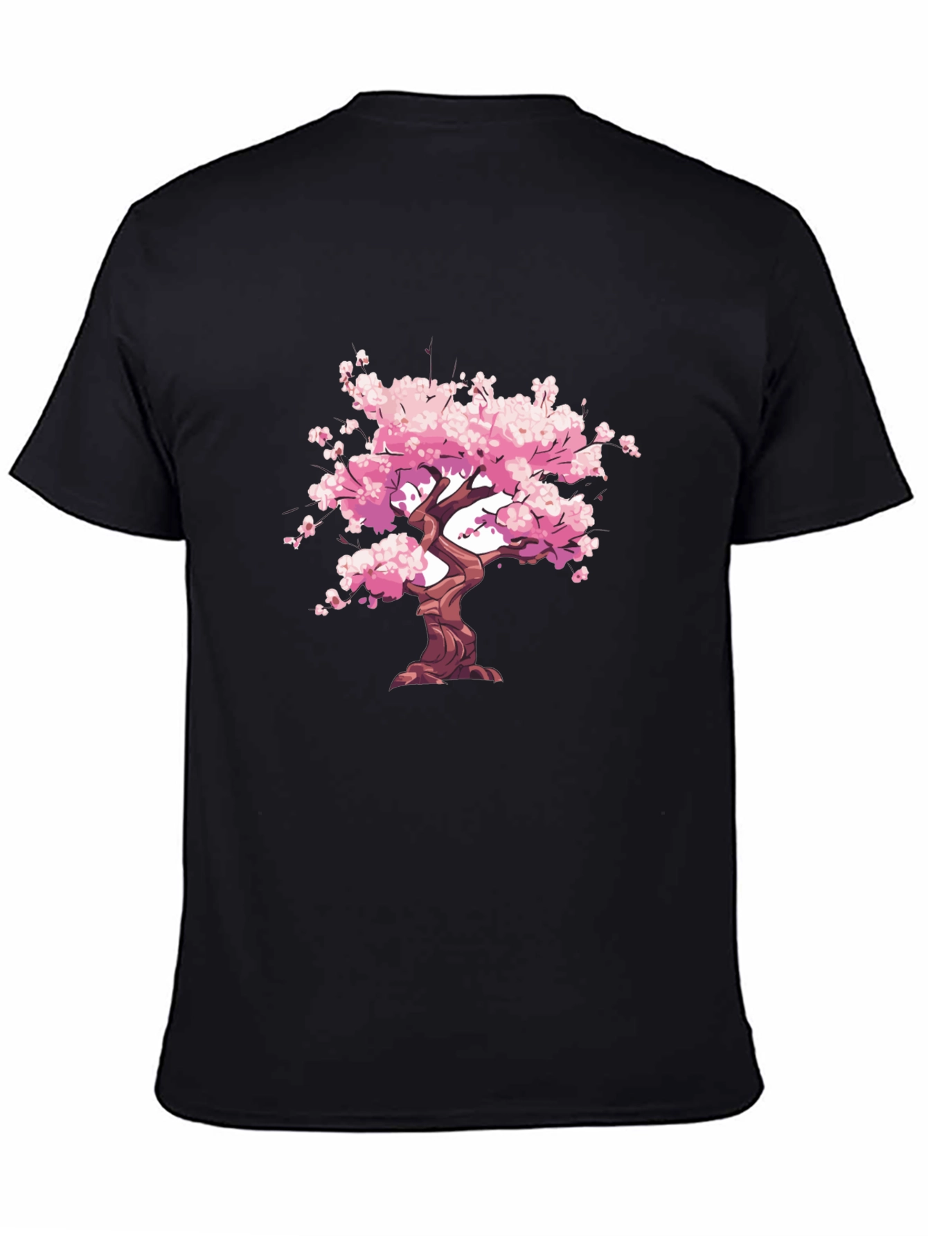 Sakura Tree Black T-Shirt
