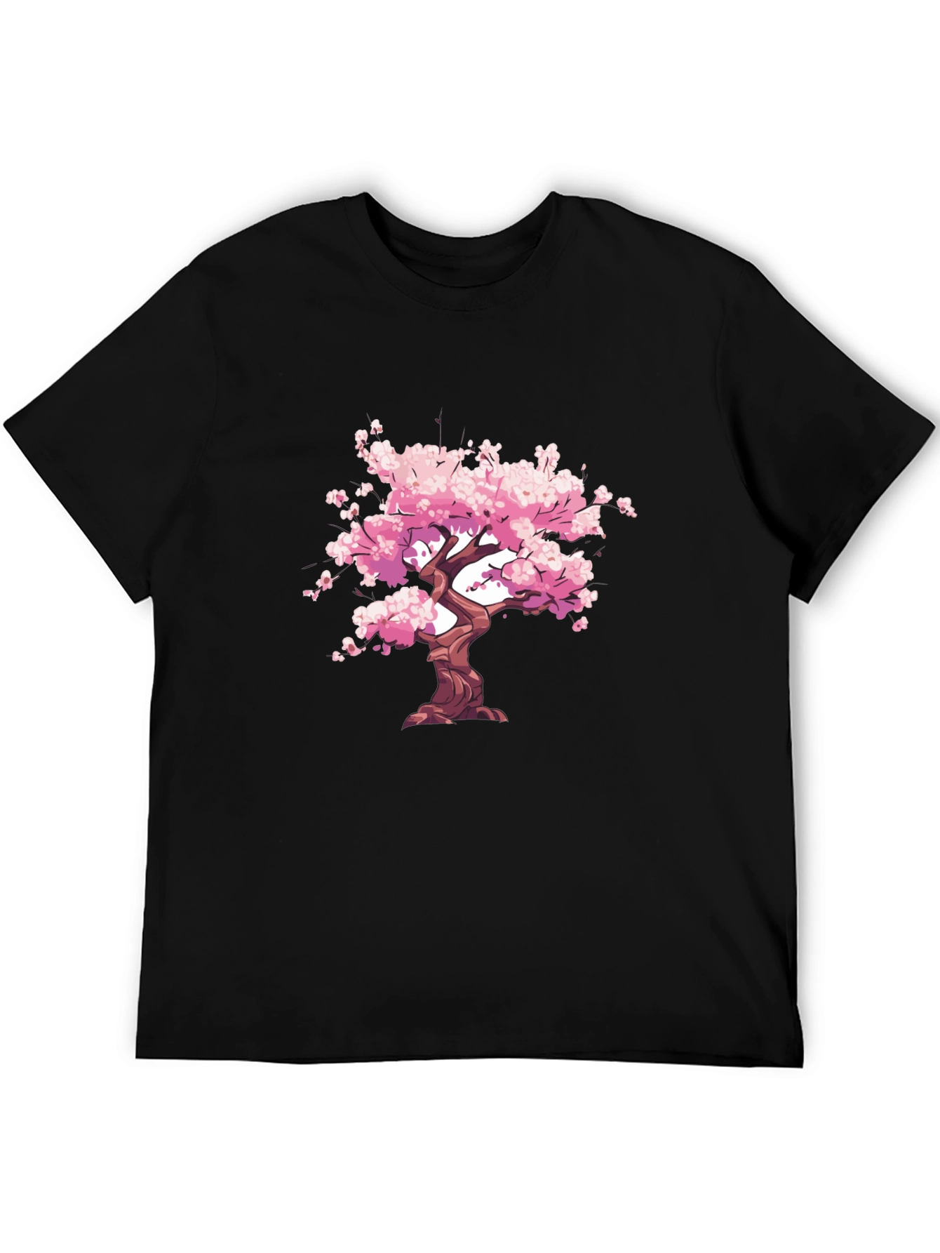 Sakura Tree Black T-Shirt