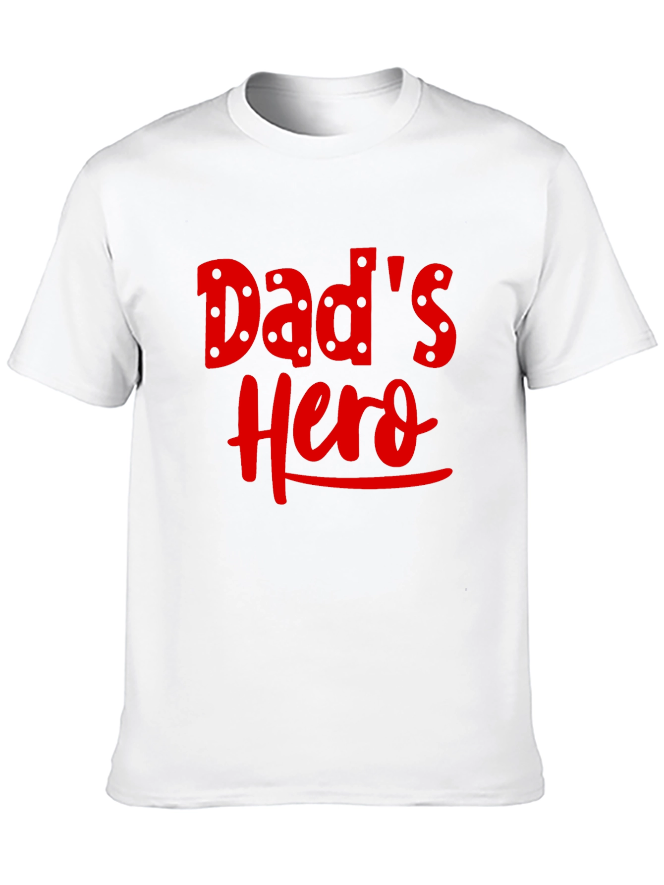 Dads Hero Black Graphic T-Shirt