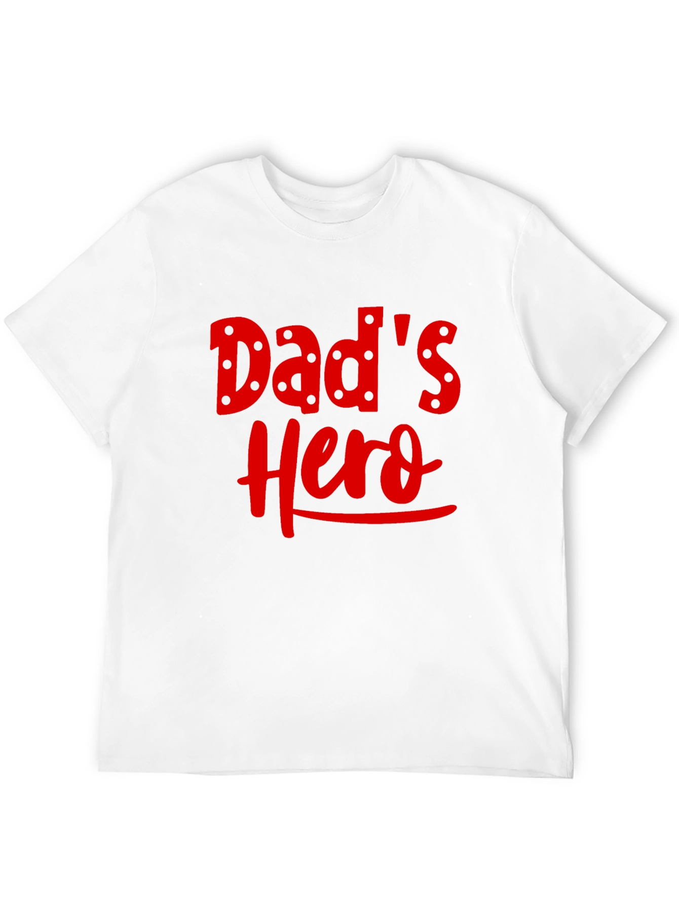 Dads Hero Black Graphic T-Shirt