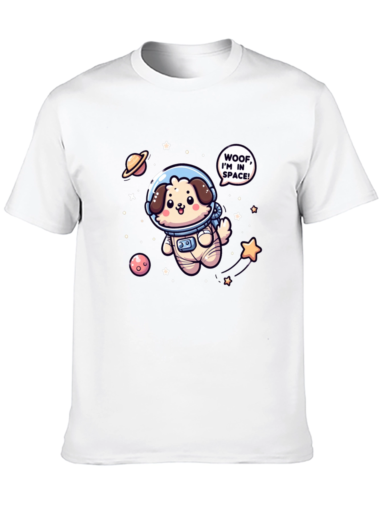 Woof! Im in Space T-Shirt