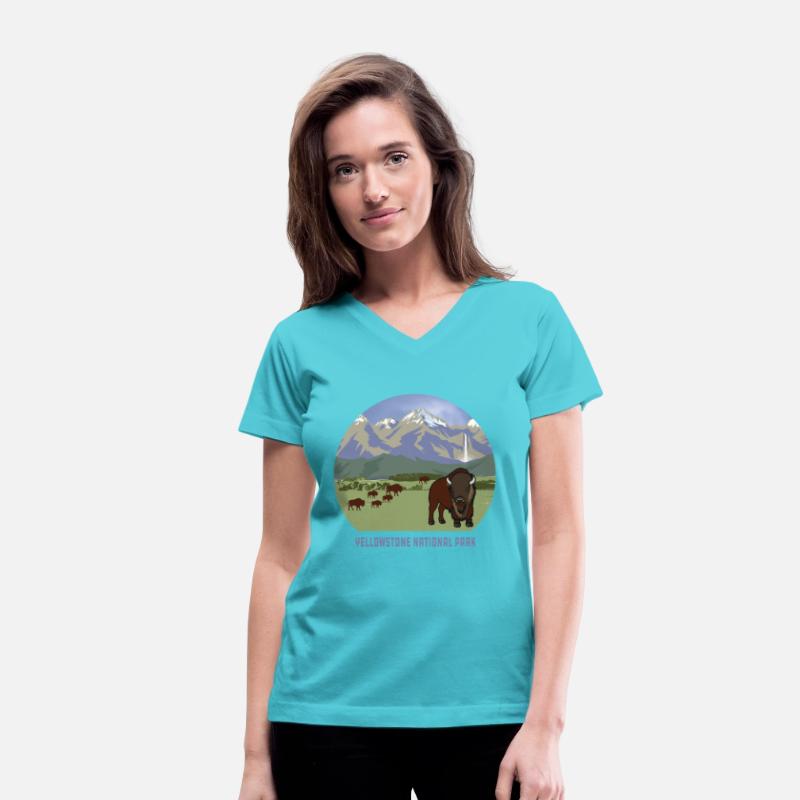 Yellowstone National Park Bison Mountain Classic