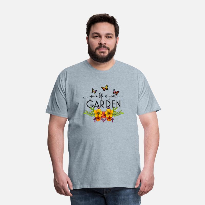 your life is your garden,custom butterflies shirt.