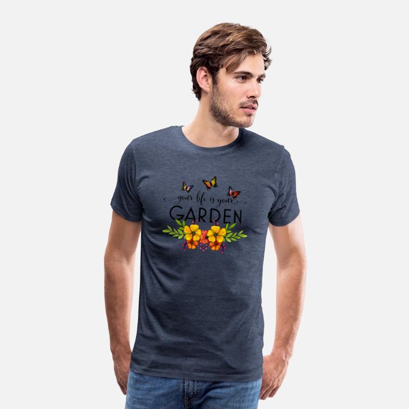 your life is your garden,custom butterflies shirt.