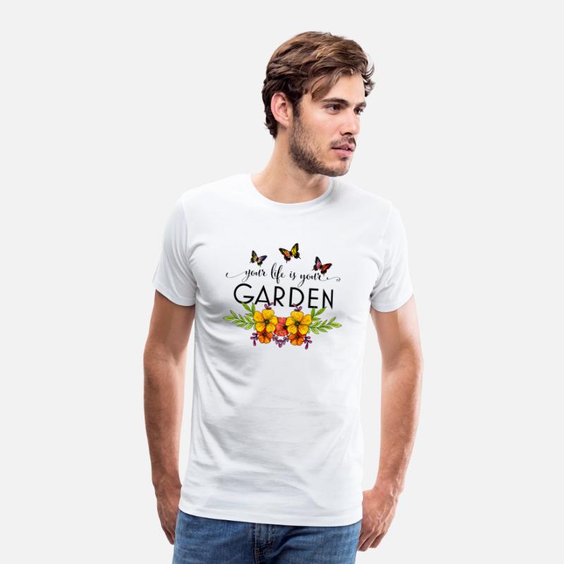 your life is your garden,custom butterflies shirt.