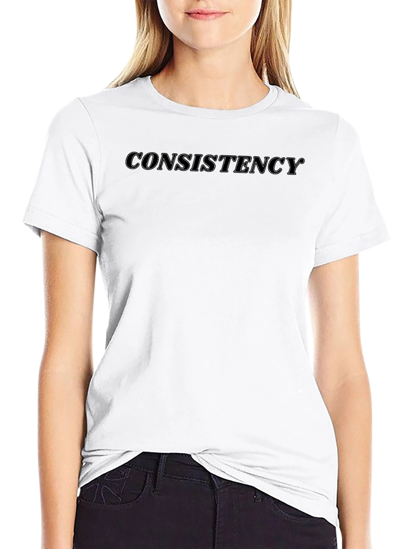 Consistency Graphic Tee - Mens Black T-Shirt