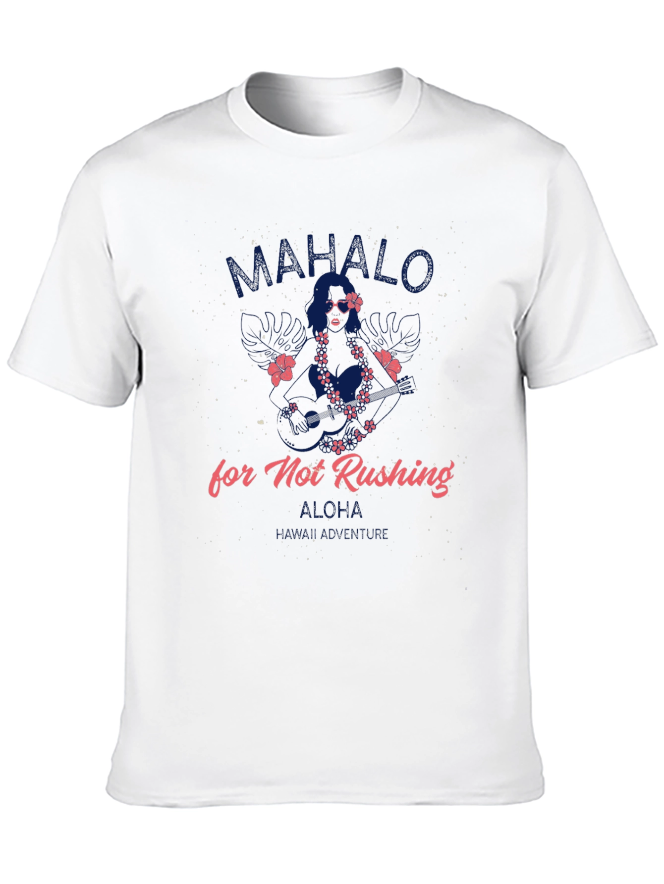 Mahalo Hula Girl Graphic Tee