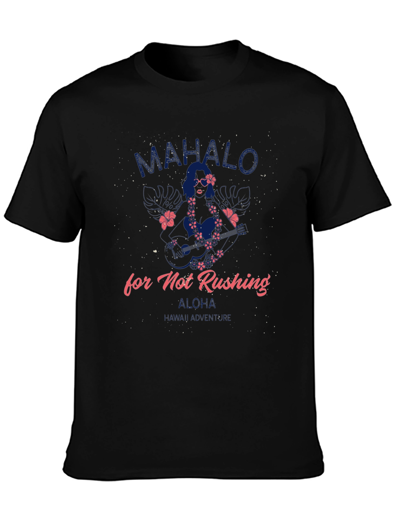 Mahalo Hula Girl Graphic Tee