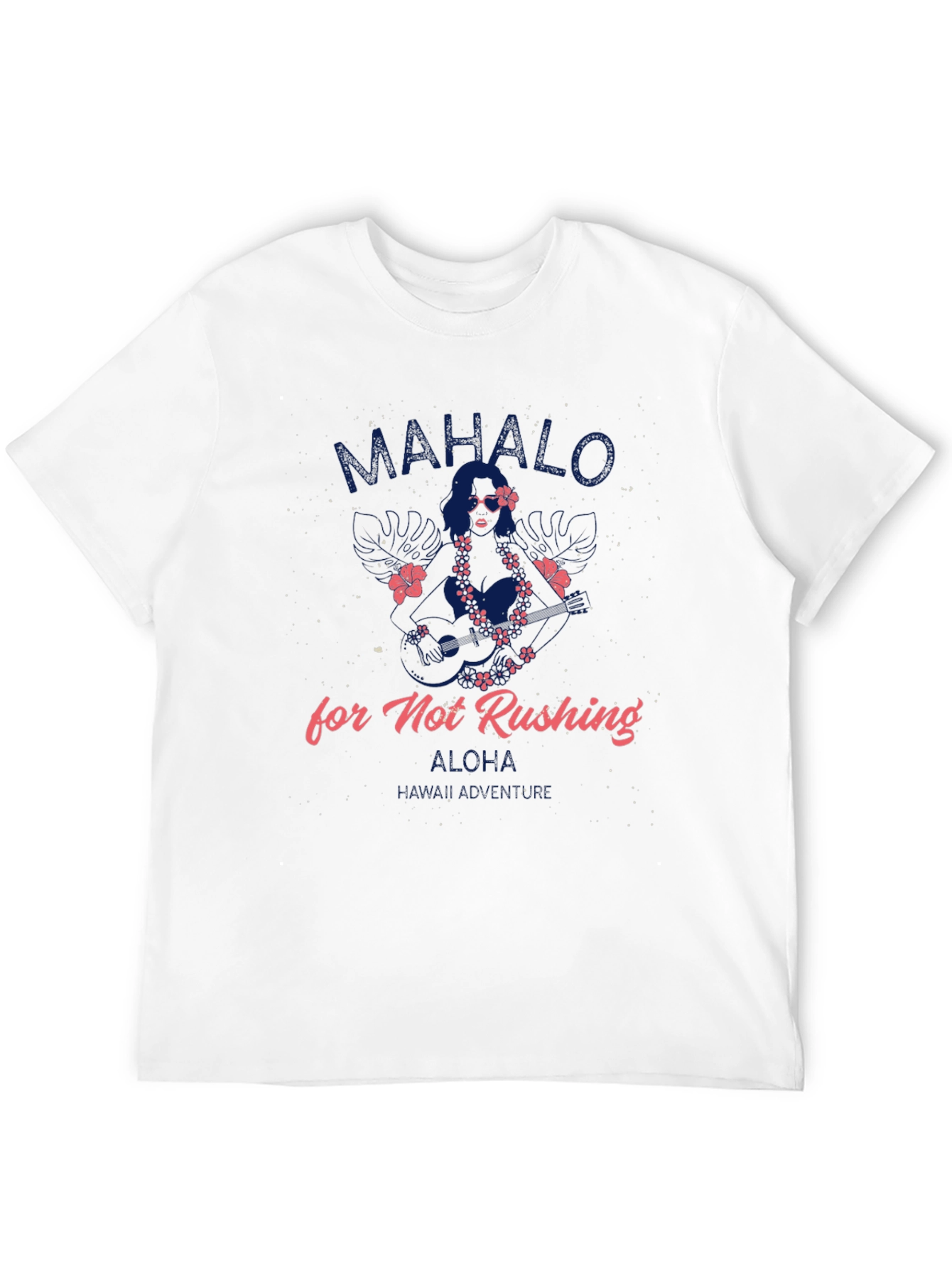 Mahalo Hula Girl Graphic Tee