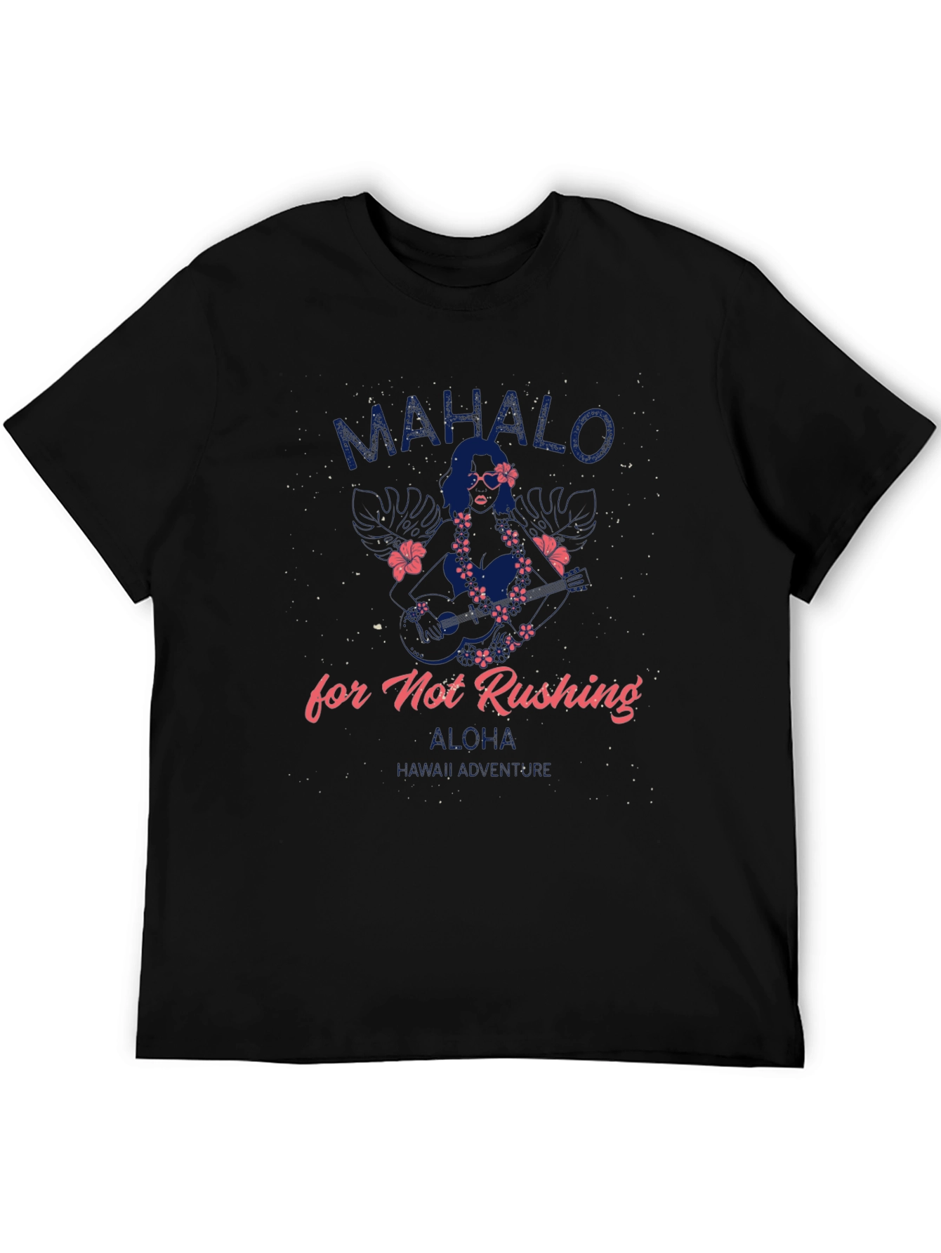Mahalo Hula Girl Graphic Tee