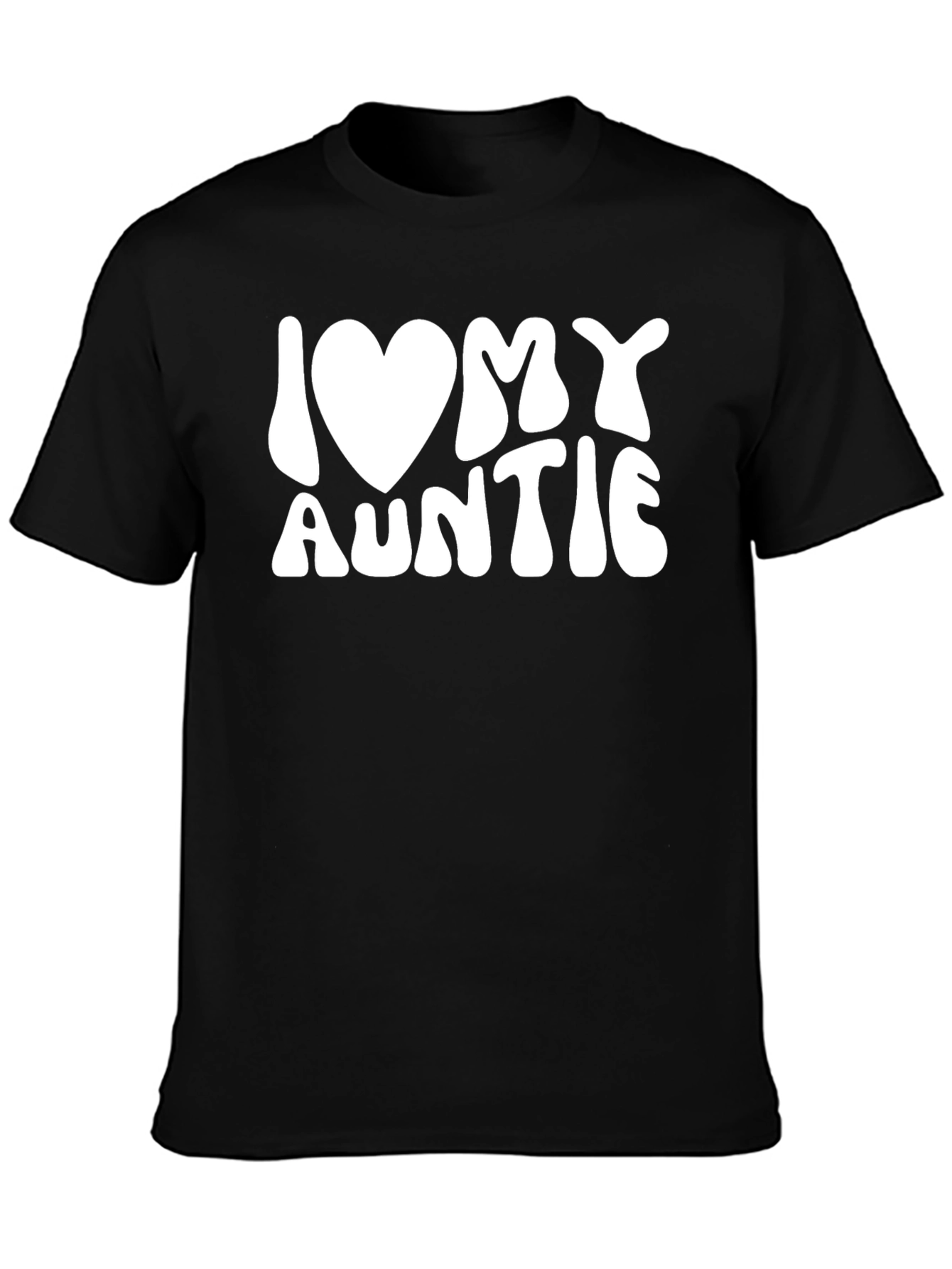 I Love My Auntie T-Shirt - Black Tee