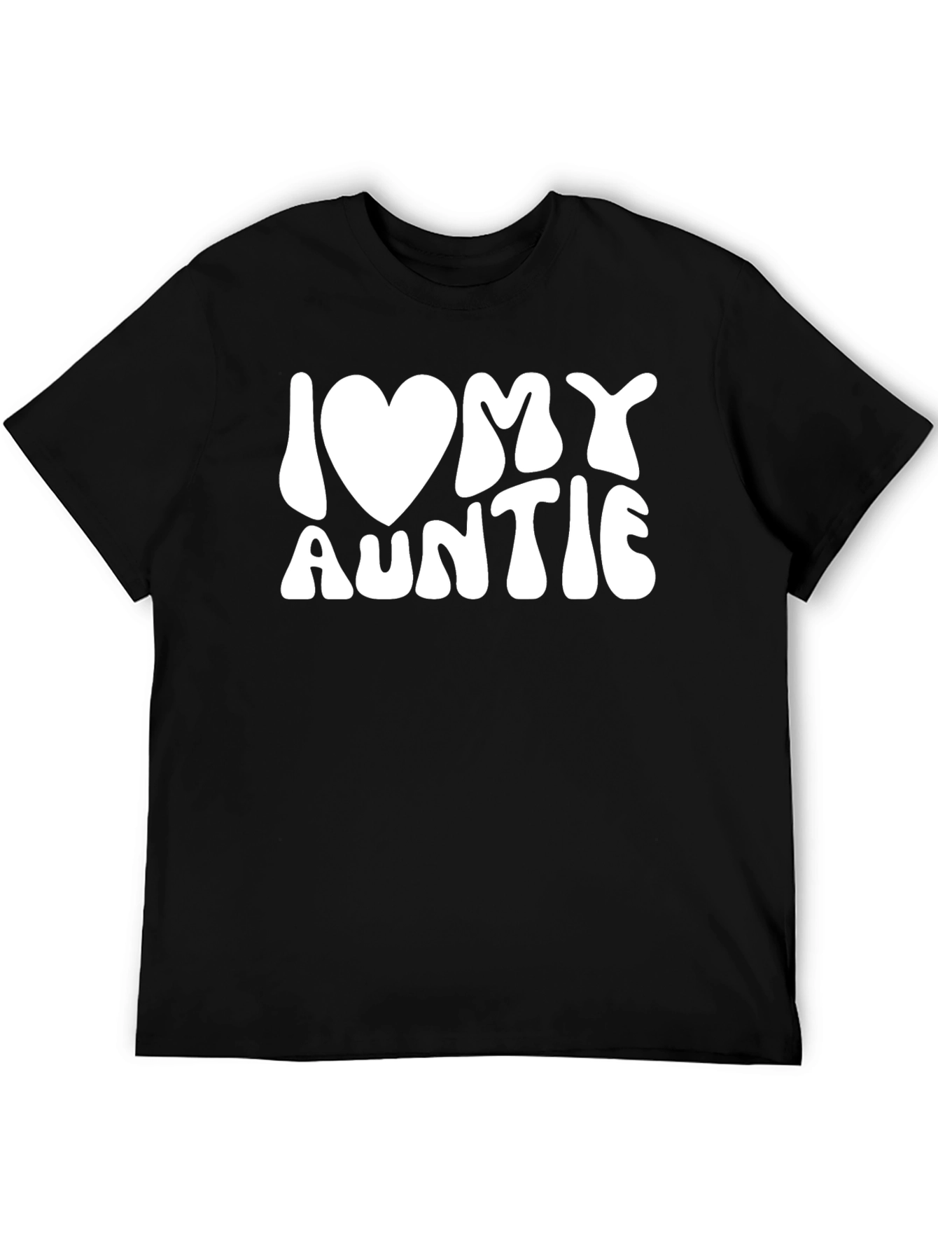 I Love My Auntie T-Shirt - Black Tee