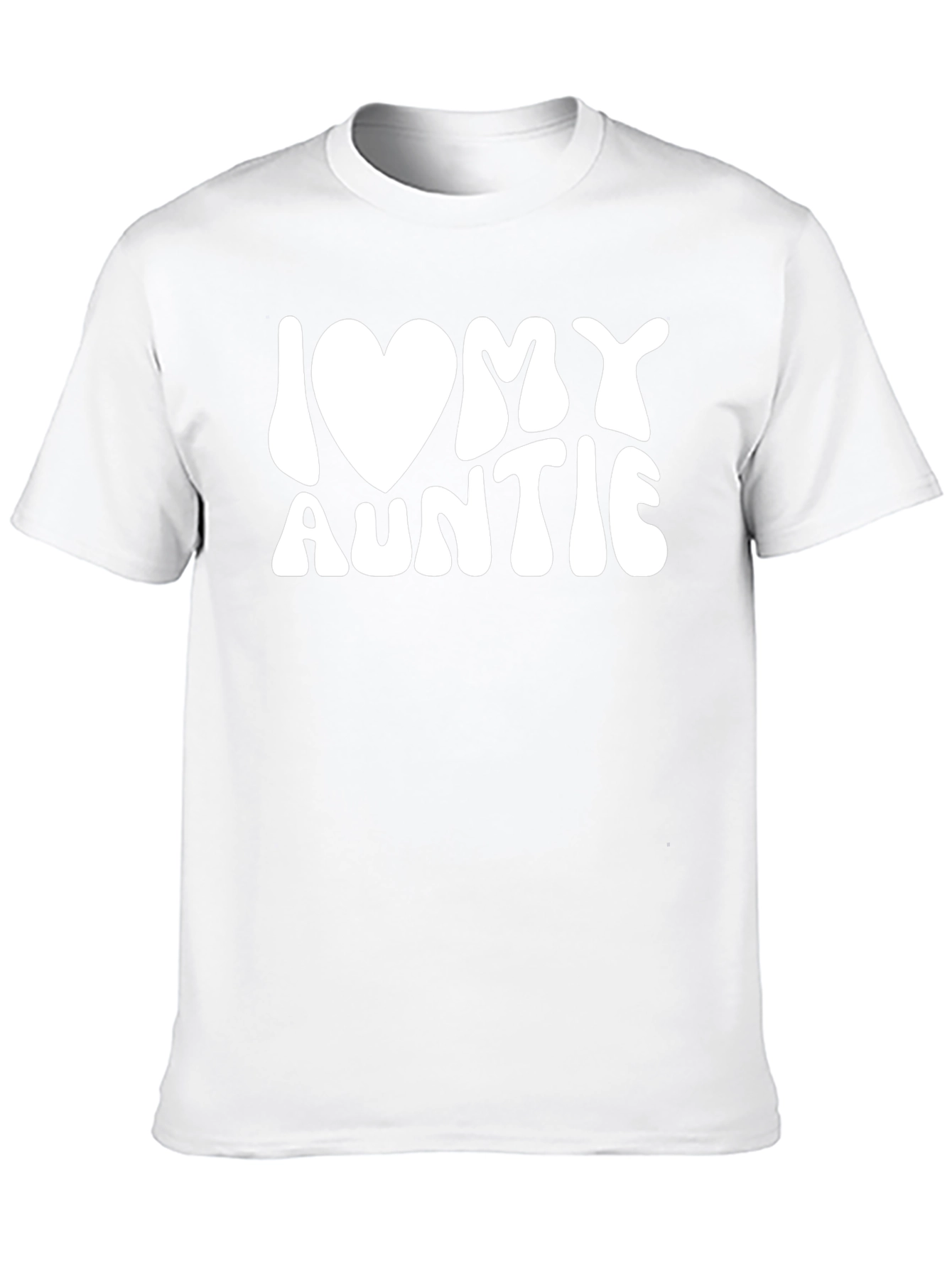 I Love My Auntie T-Shirt - Black Tee