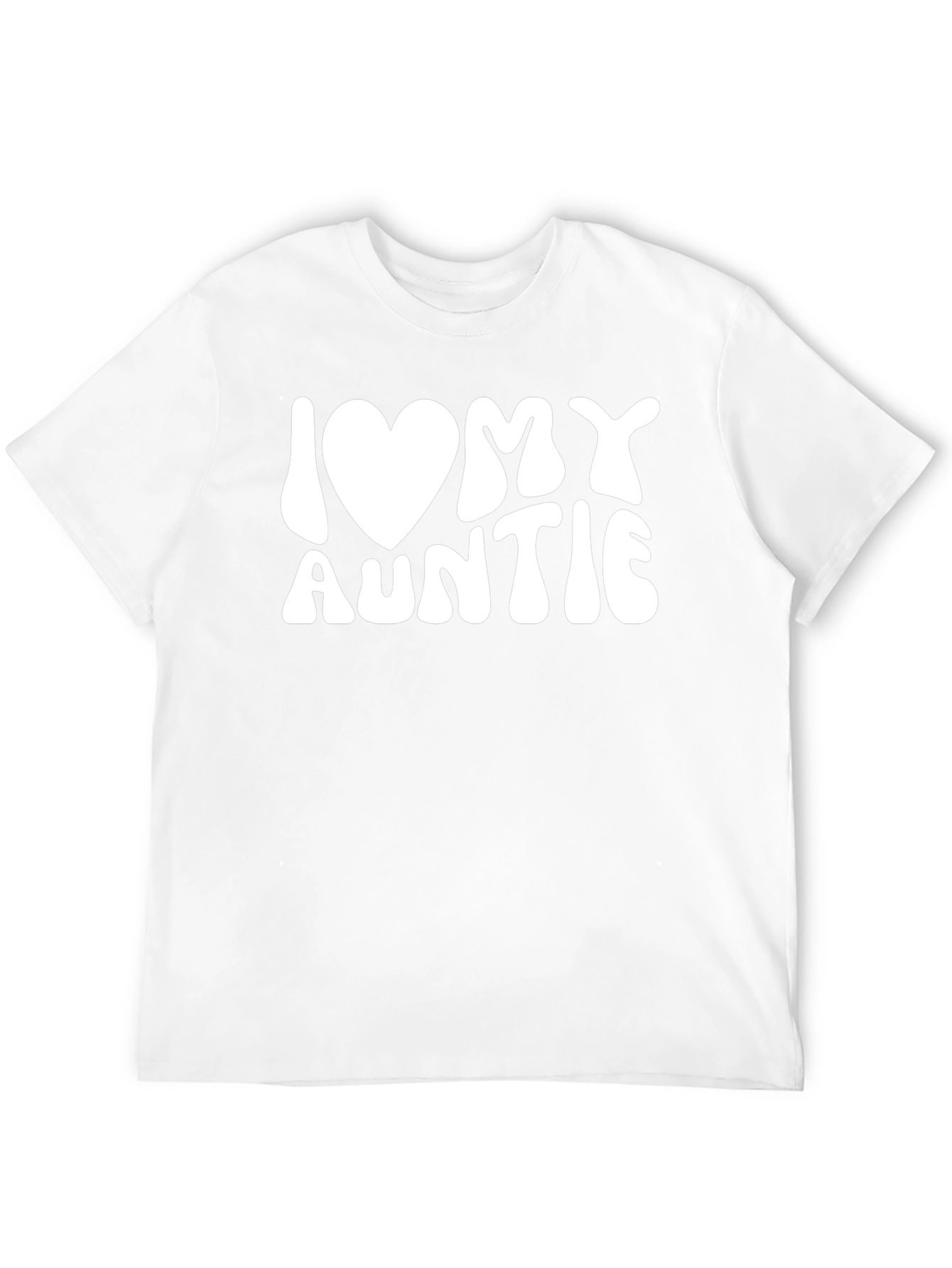 I Love My Auntie T-Shirt - Black Tee