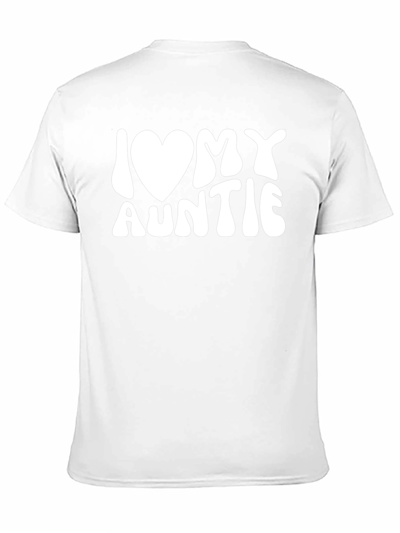 I Love My Auntie T-Shirt - Black Tee