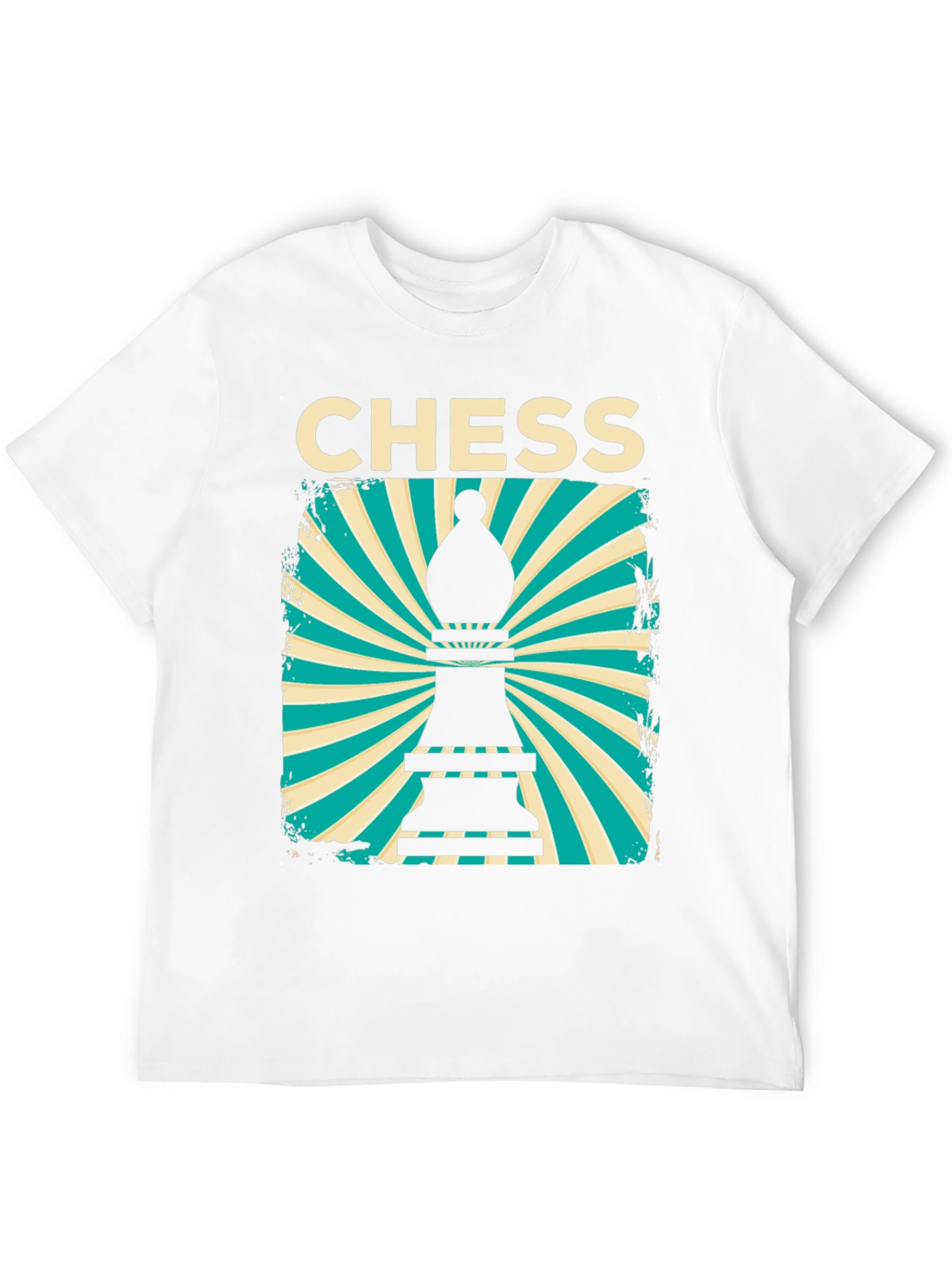 Chess Bishop Graphic Tee - Retro Style