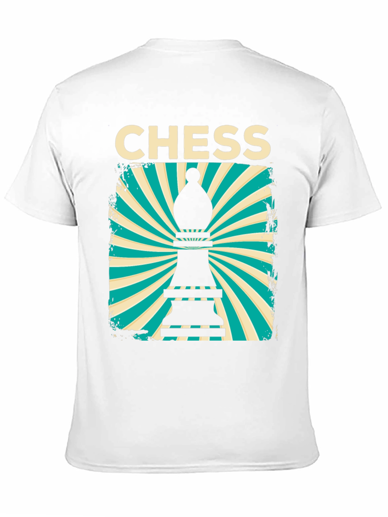 Chess Bishop Graphic Tee - Retro Style