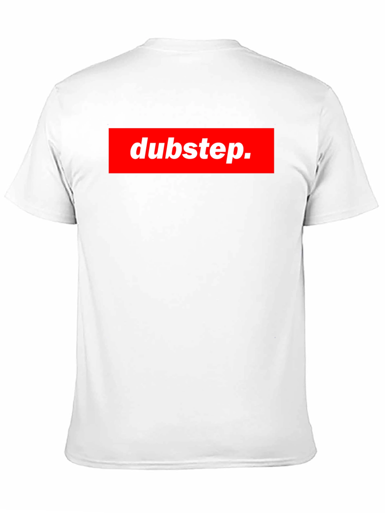 Dubstep Graphic Tee - Black Crew Neck T-Shirt
