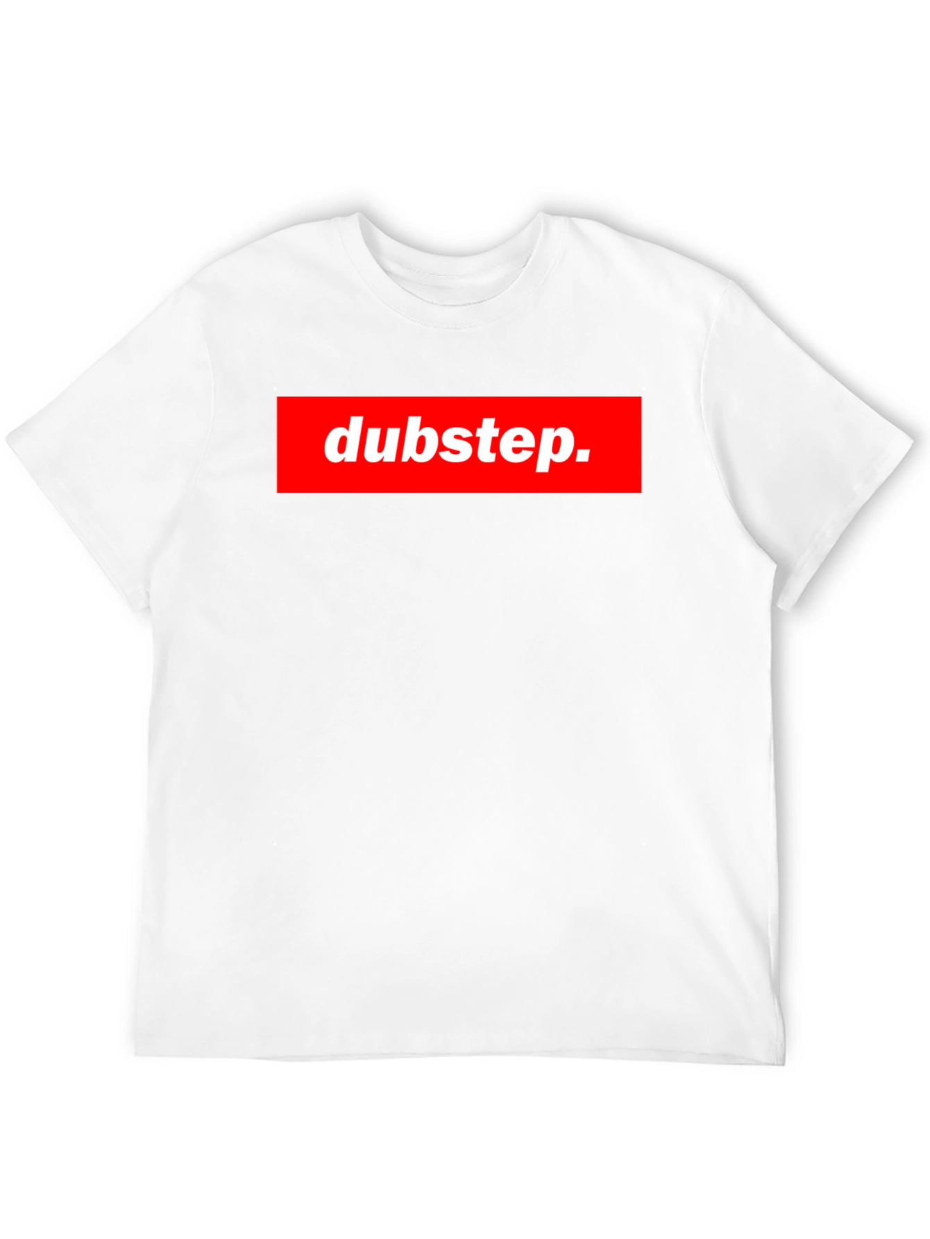 Dubstep Graphic Tee - Black Crew Neck T-Shirt
