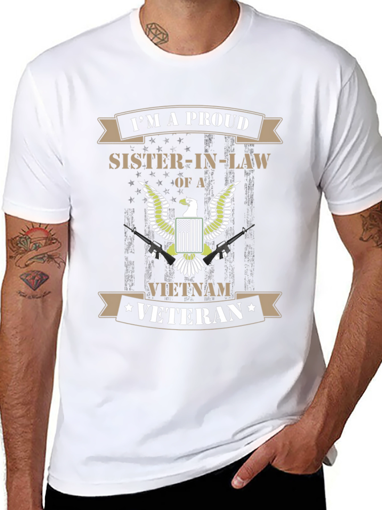 Proud Sister-in-Law Vietnam Veteran T-Shirt