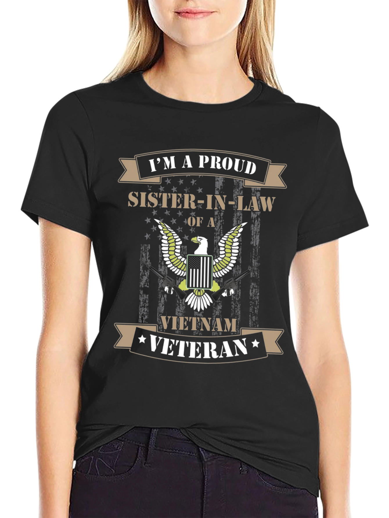 Proud Sister-in-Law Vietnam Veteran T-Shirt