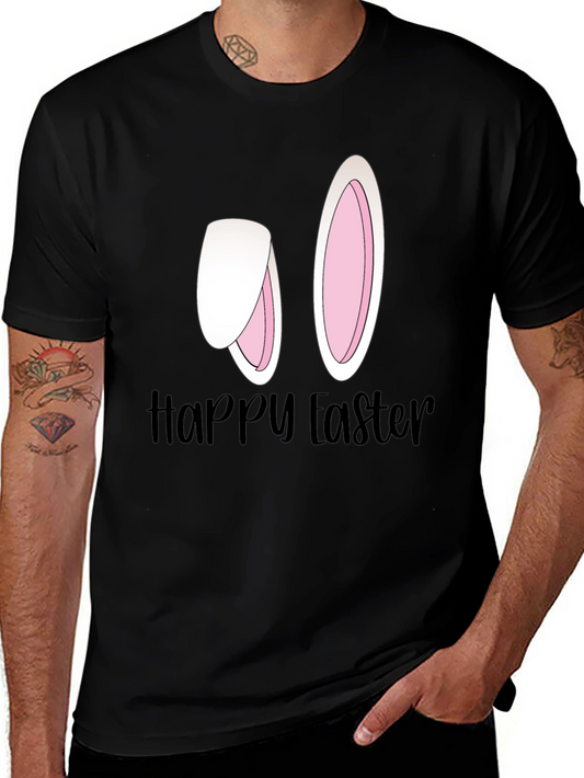 Happy Easter Bunny Ears Graphic Tee