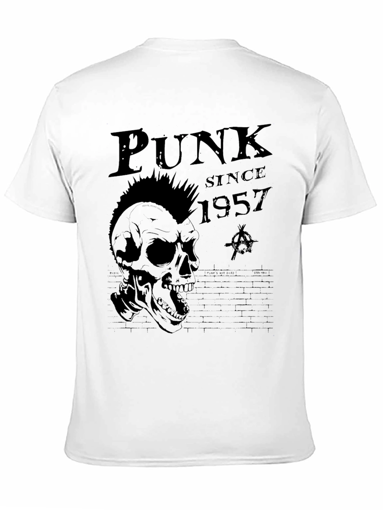 Punk Since 1957 Graphic Tee - Black
