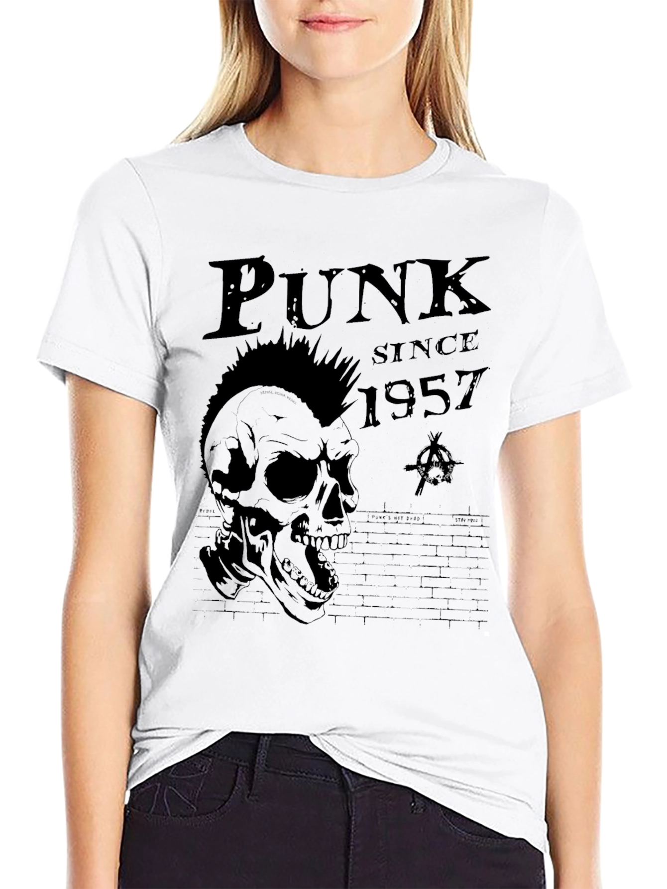 Punk Since 1957 Graphic Tee - Black