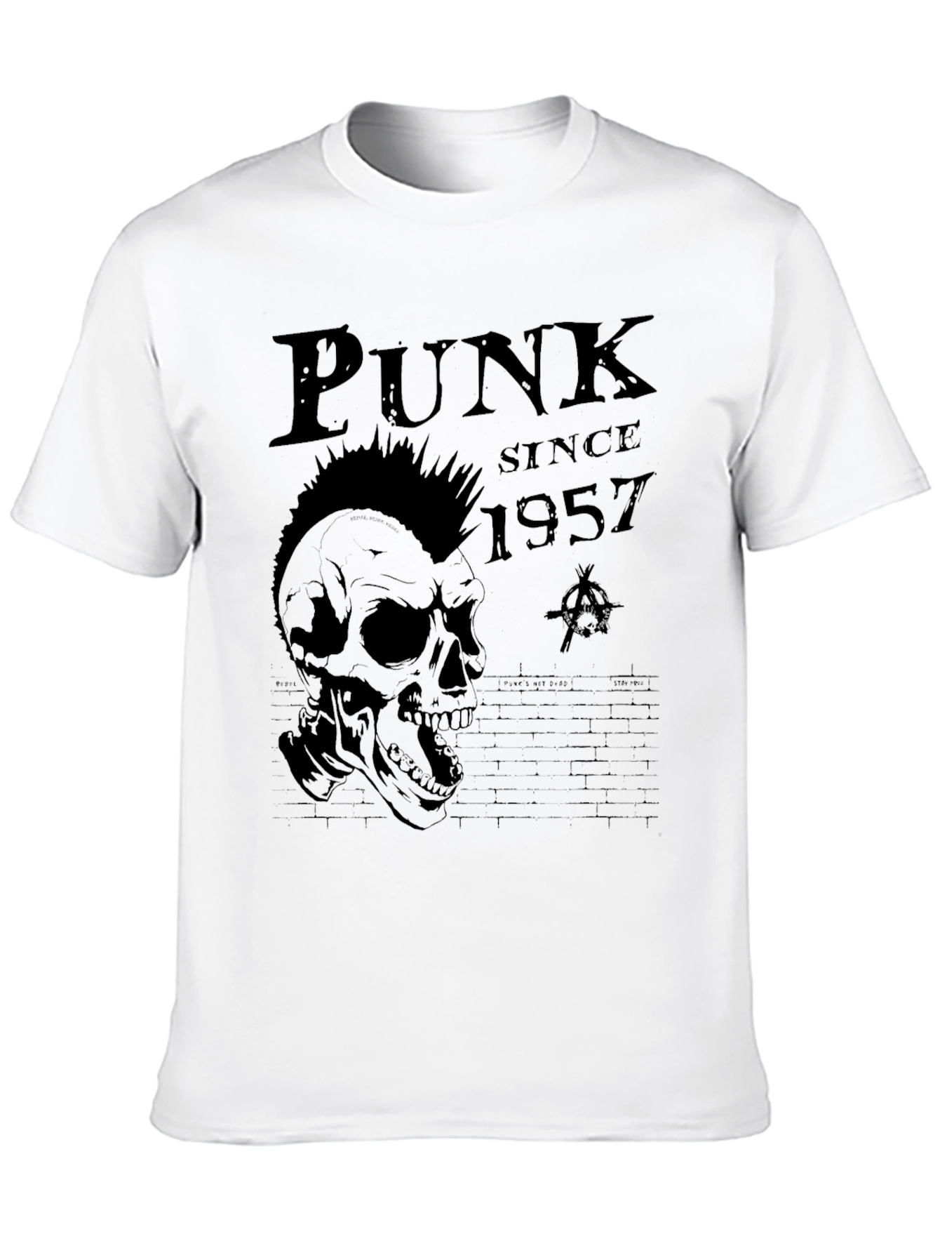 Punk Since 1957 Graphic Tee - Black