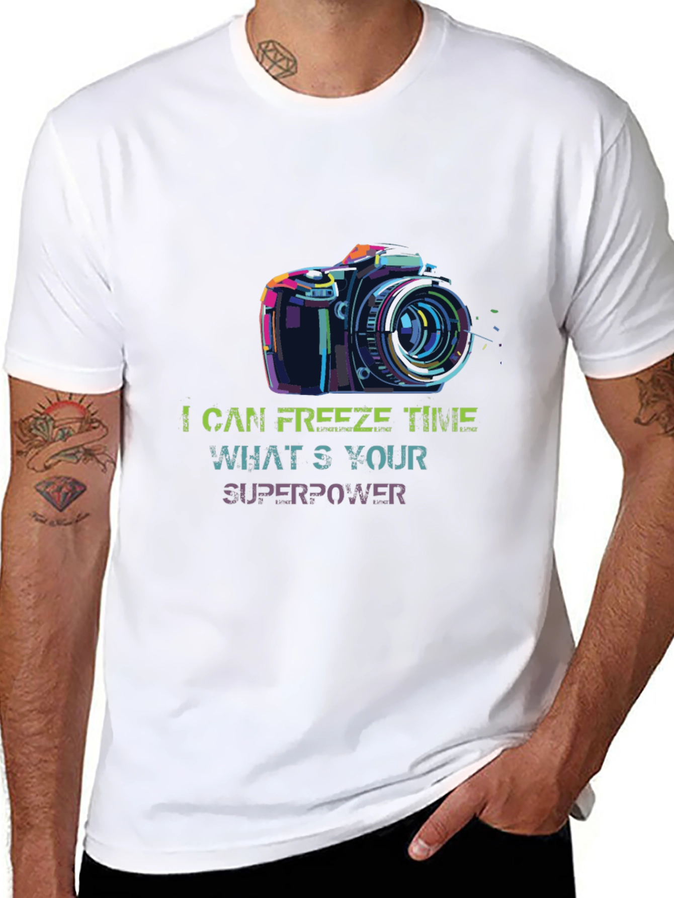 I Can Freeze Time Camera Graphic Tee