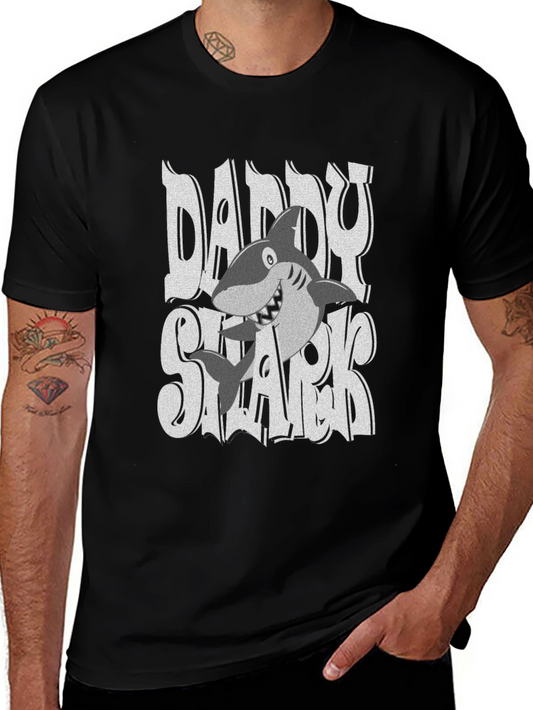 Daddy Shark Graphic Print Tee