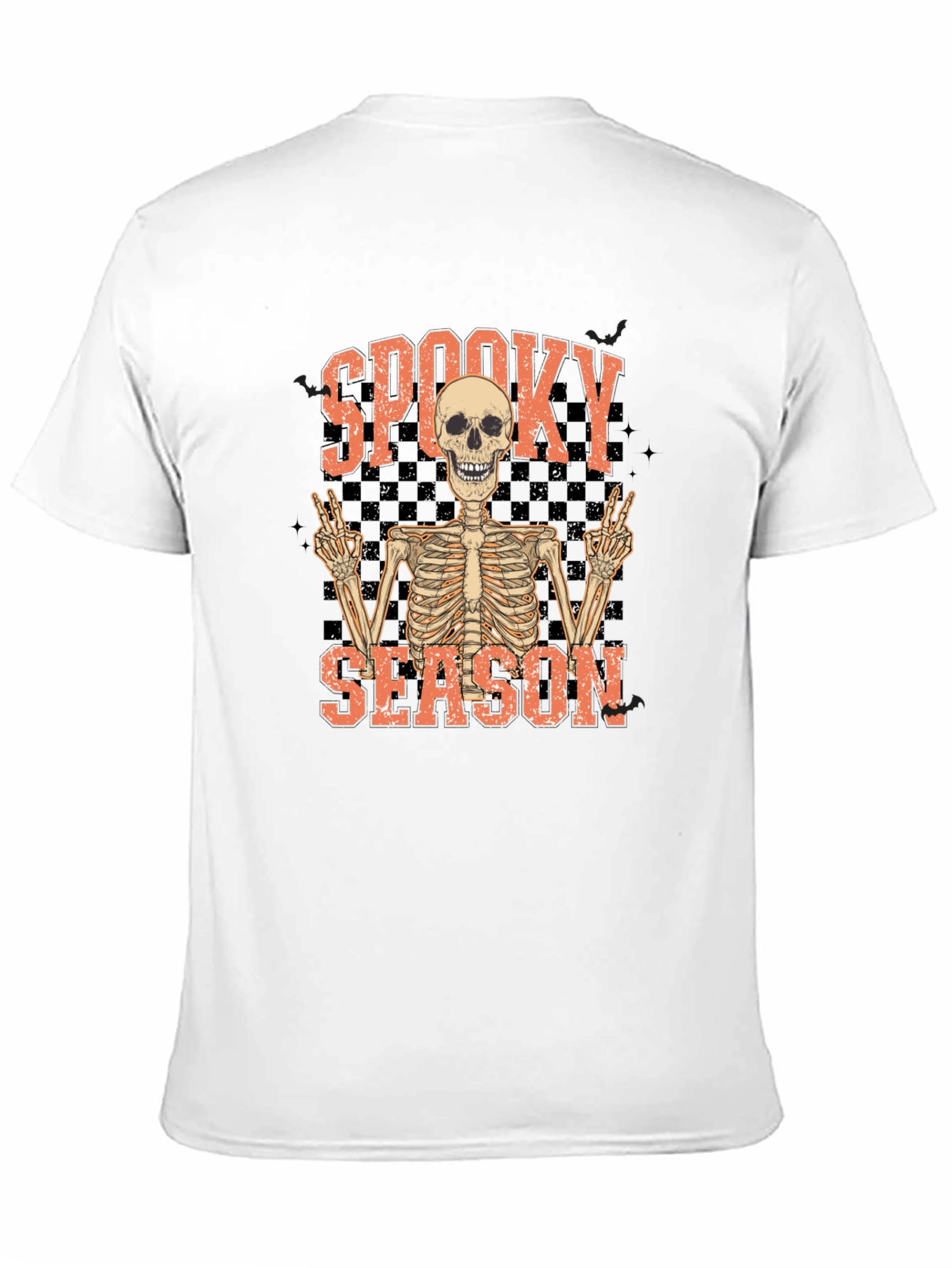 Spooky Season Skeleton Graphic T-Shirt