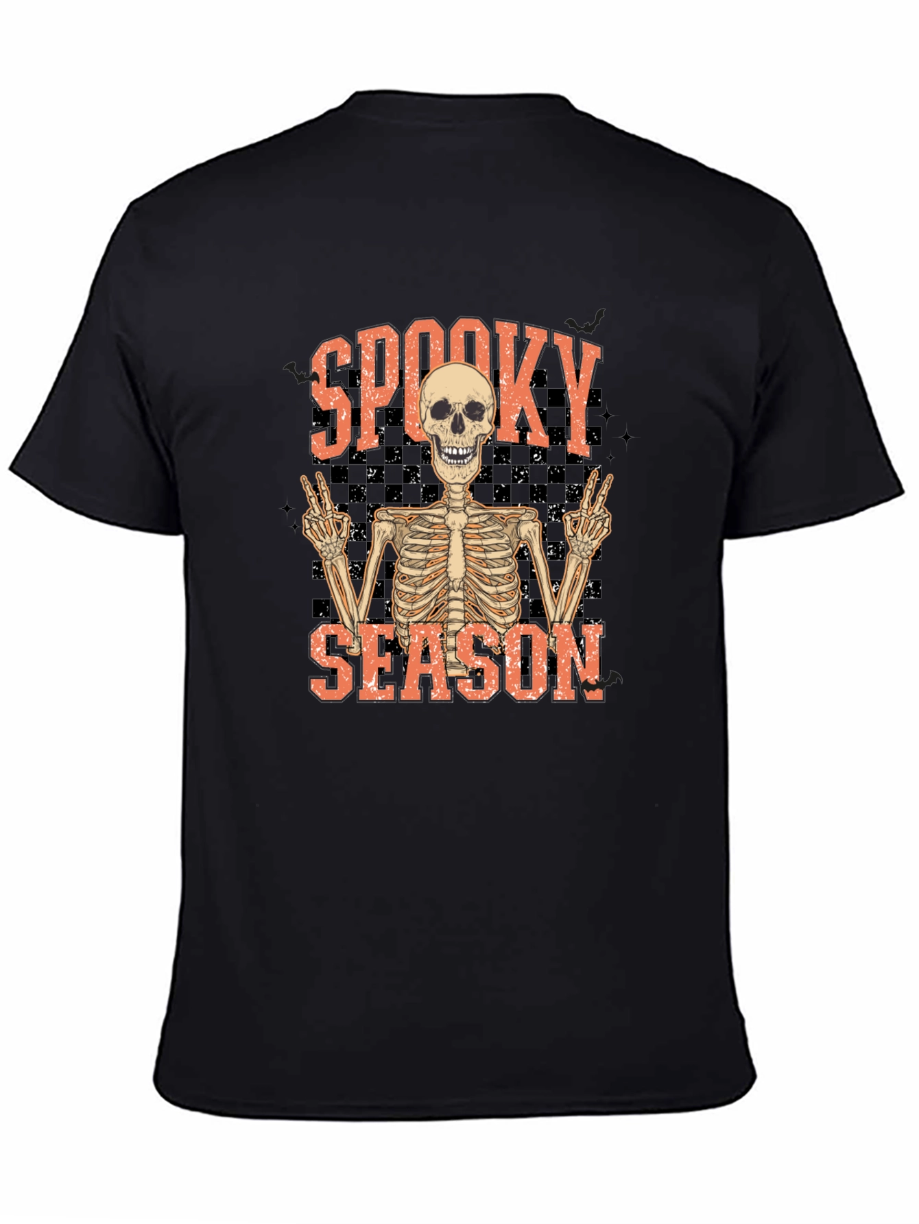Spooky Season Skeleton Graphic T-Shirt