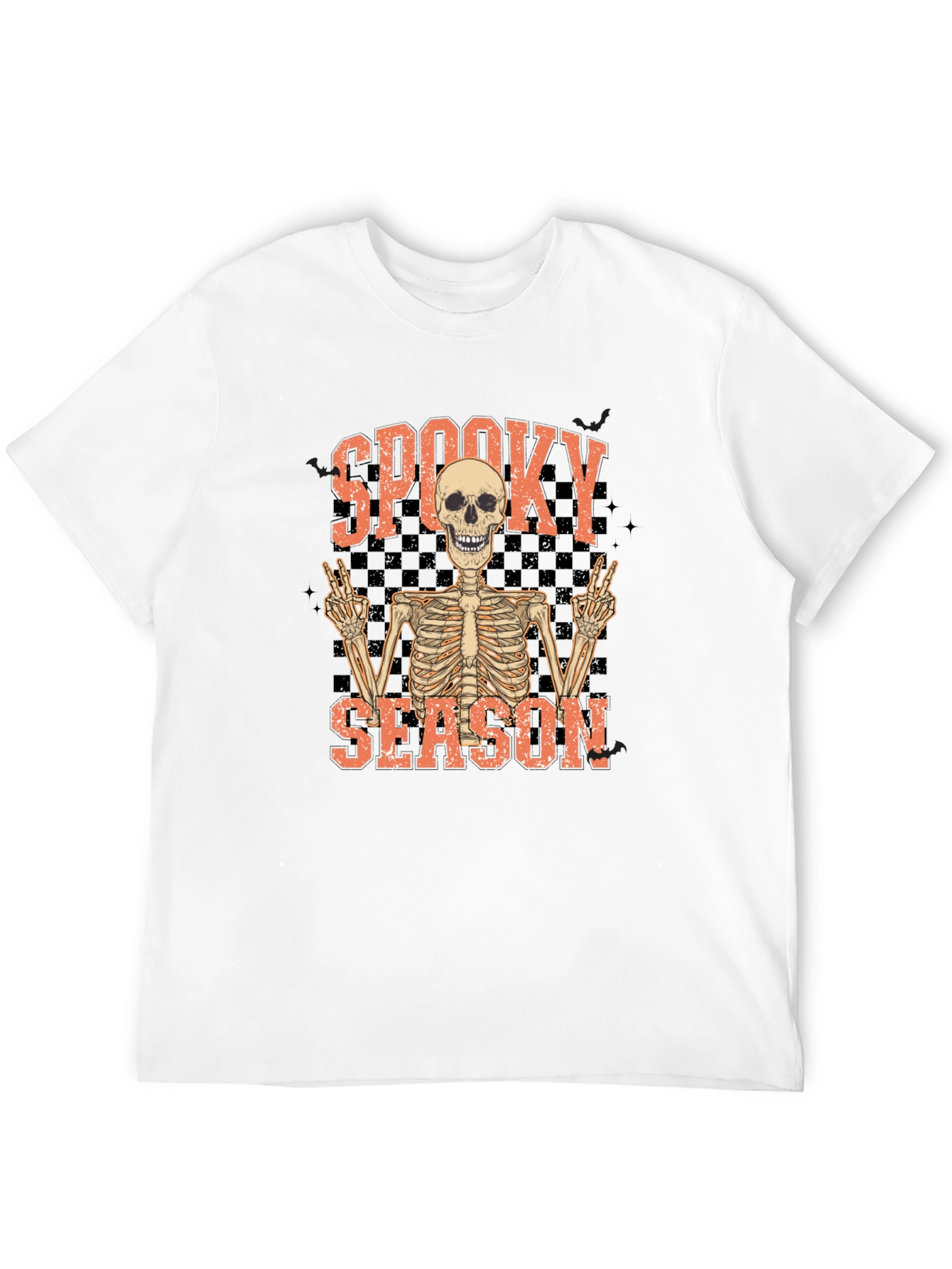 Spooky Season Skeleton Graphic T-Shirt