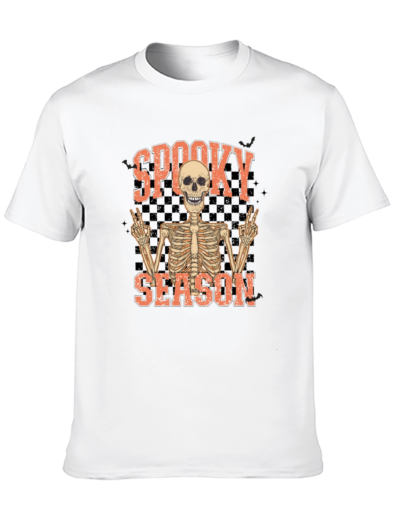Spooky Season Skeleton Graphic T-Shirt