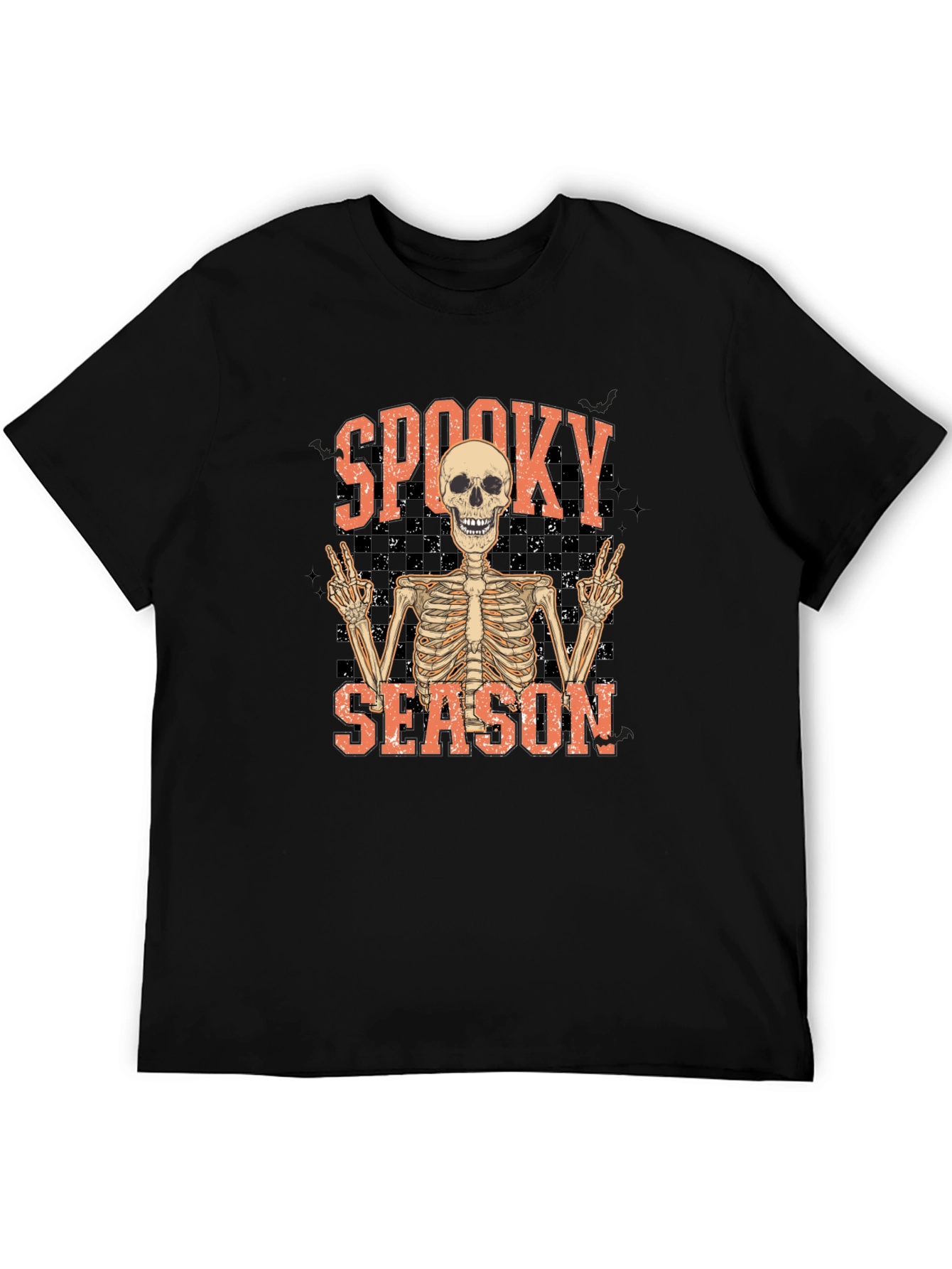 Spooky Season Skeleton Graphic T-Shirt