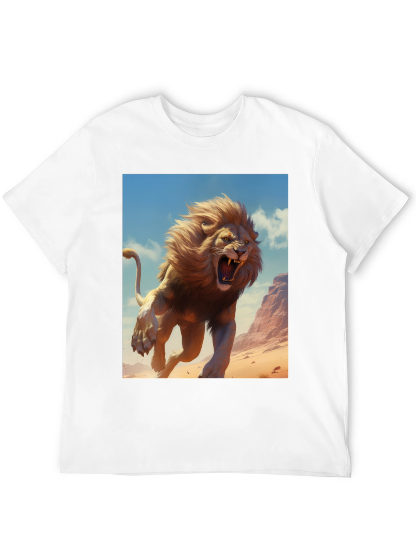 Lion Graphic Tee - Fierce Style