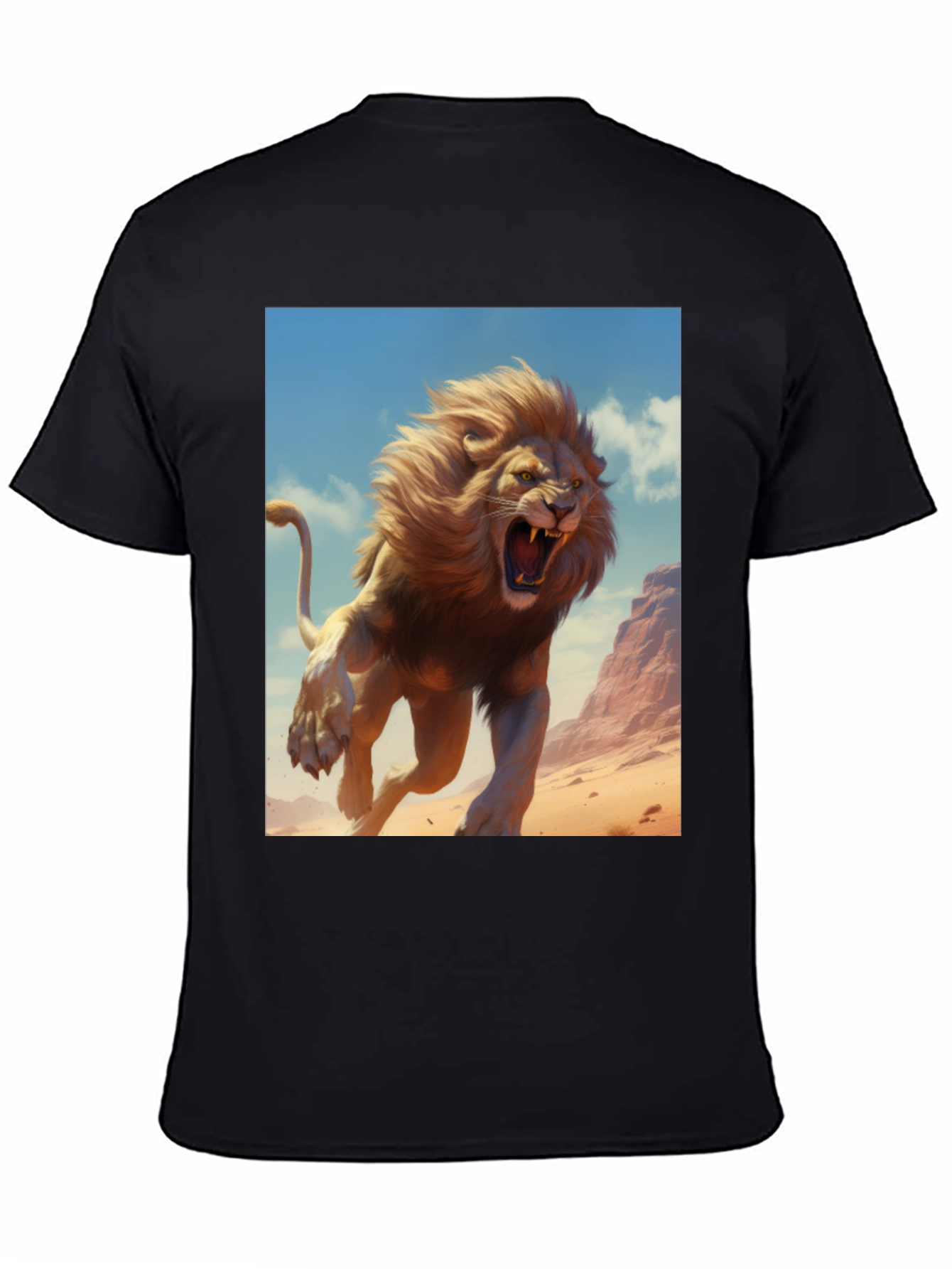 Lion Graphic Tee - Fierce Style