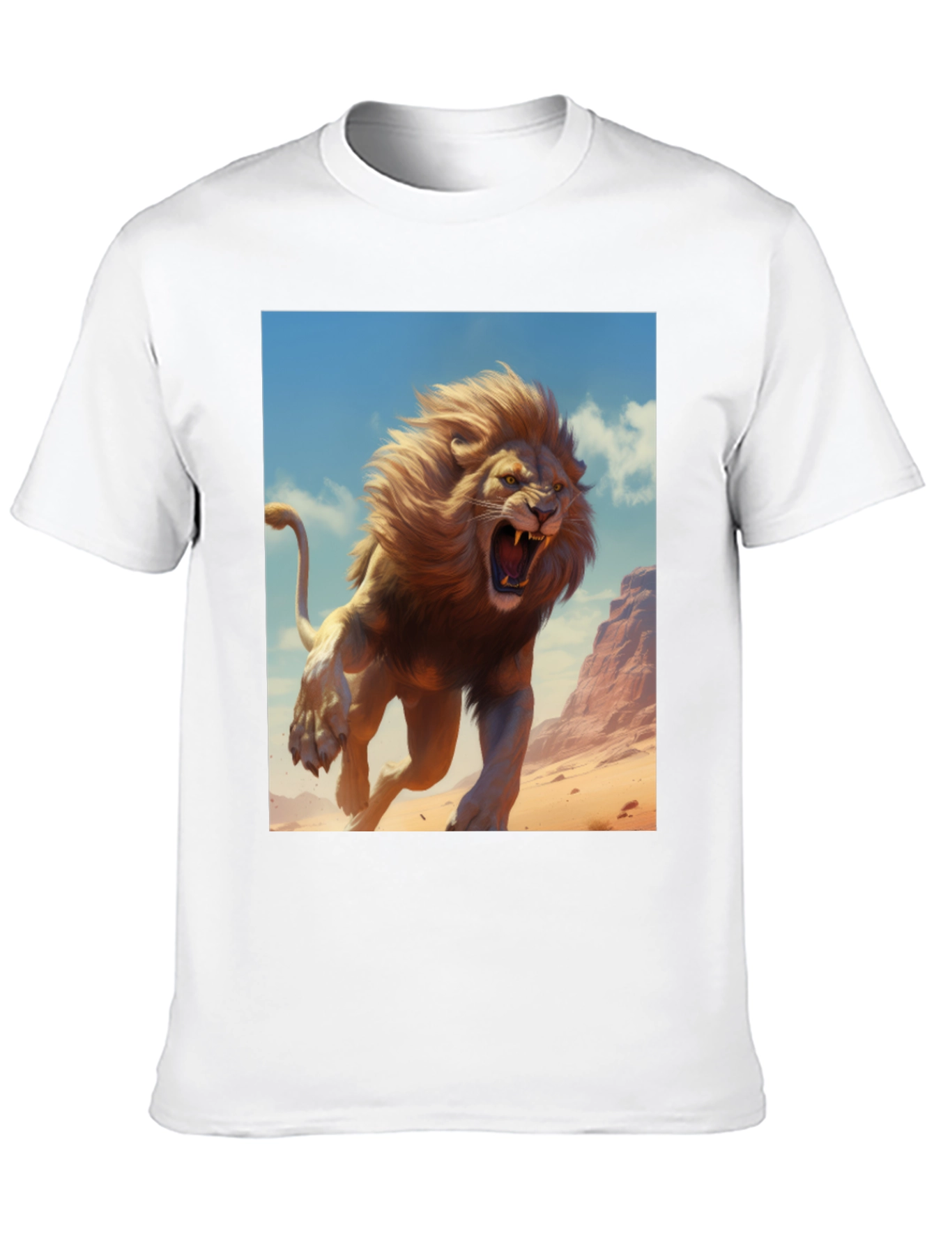 Lion Graphic Tee - Fierce Style