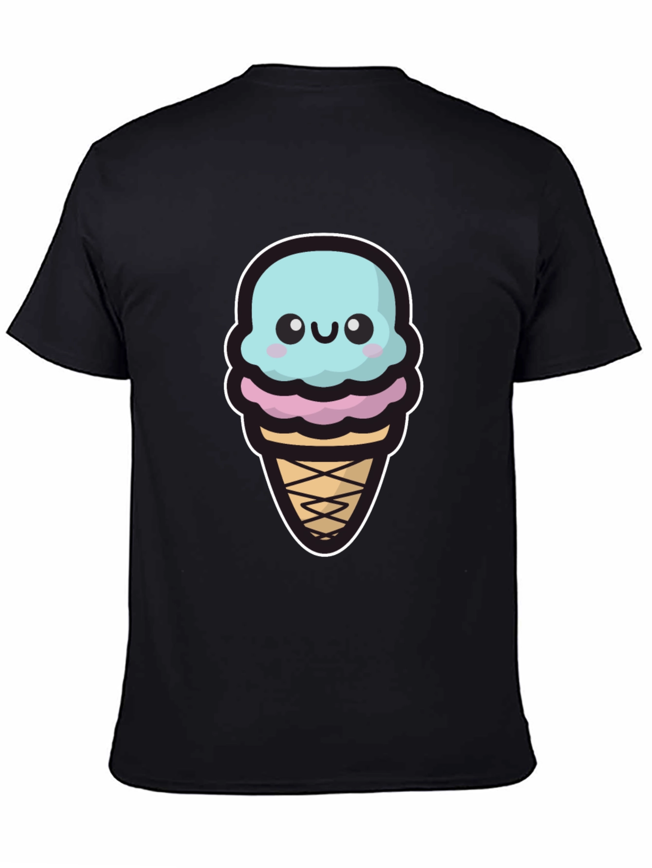 Cute Ice Cream Graphic T-Shirt