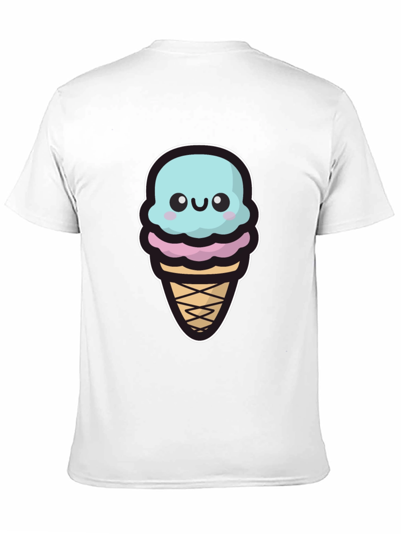 Cute Ice Cream Graphic T-Shirt