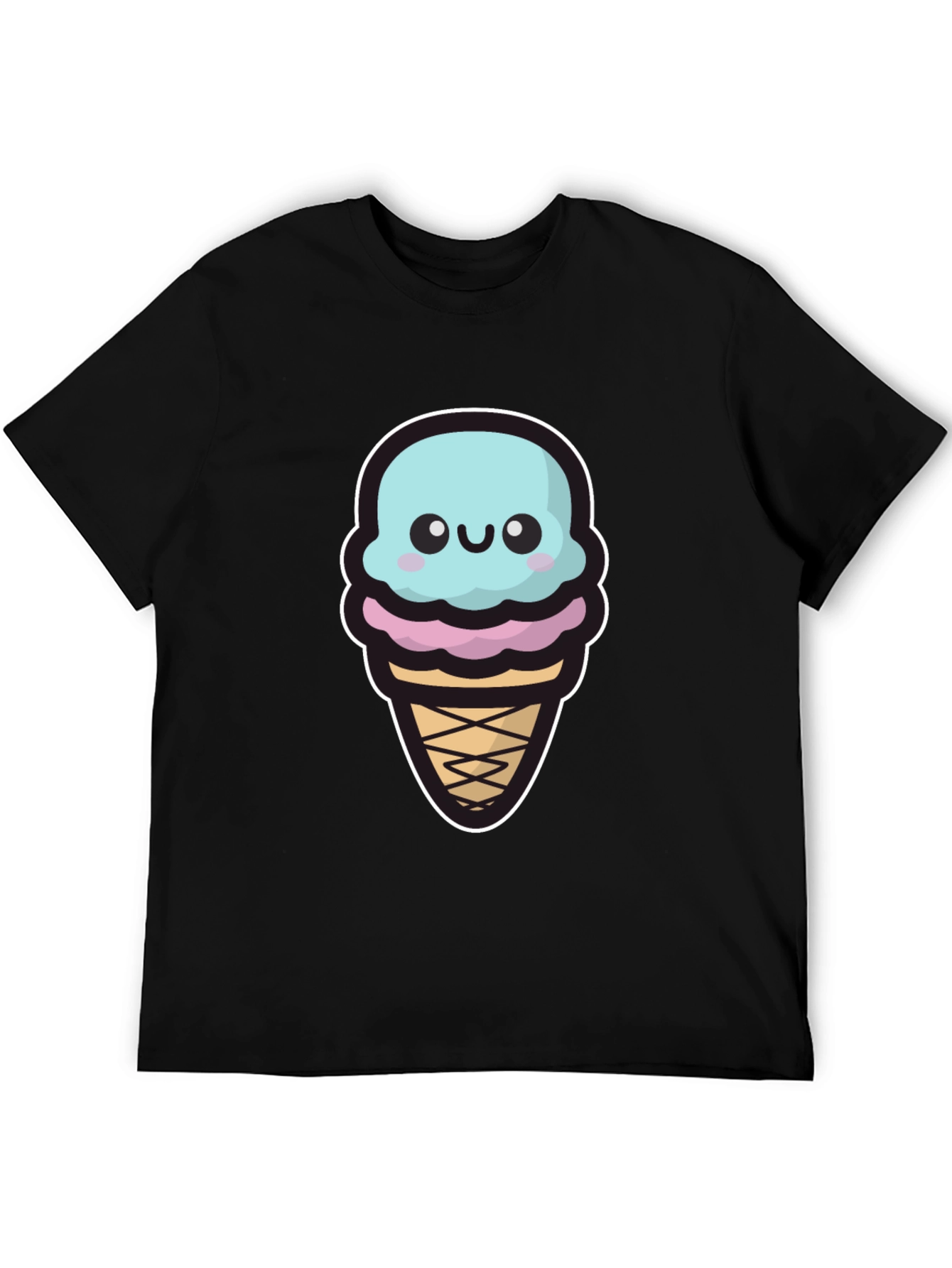 Cute Ice Cream Graphic T-Shirt