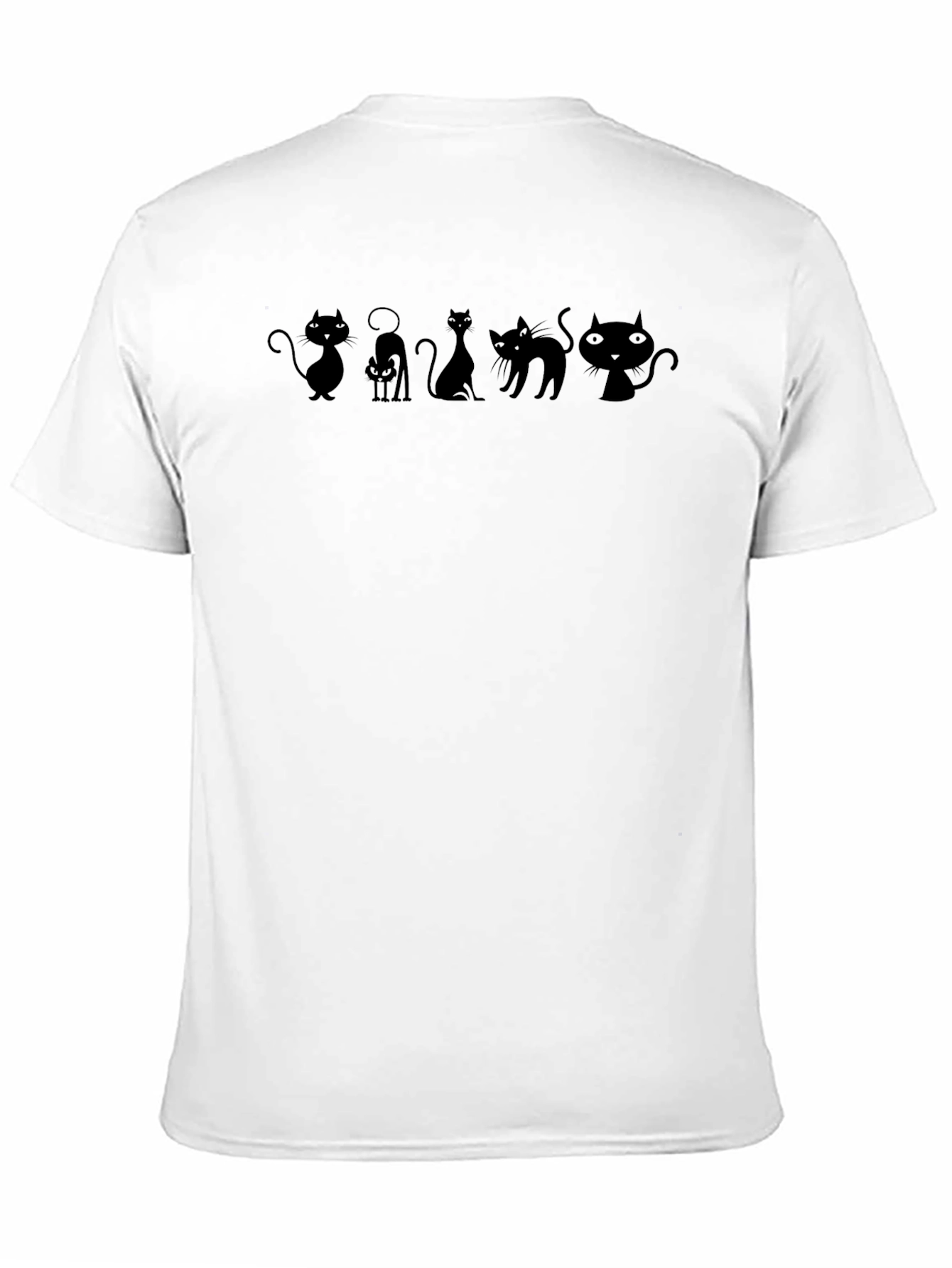 Black Cats T-Shirt - Spooky Silhouettes